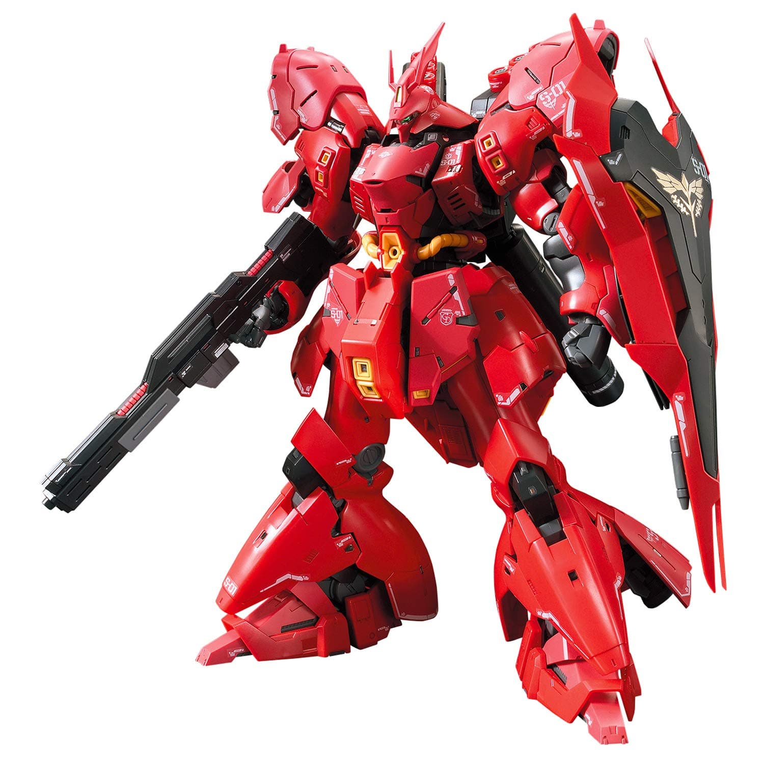 Bandai Spirits Hobby RG 1/144 #29 Sazabi "Char's Counterattack" , Red, 0.5 Liters