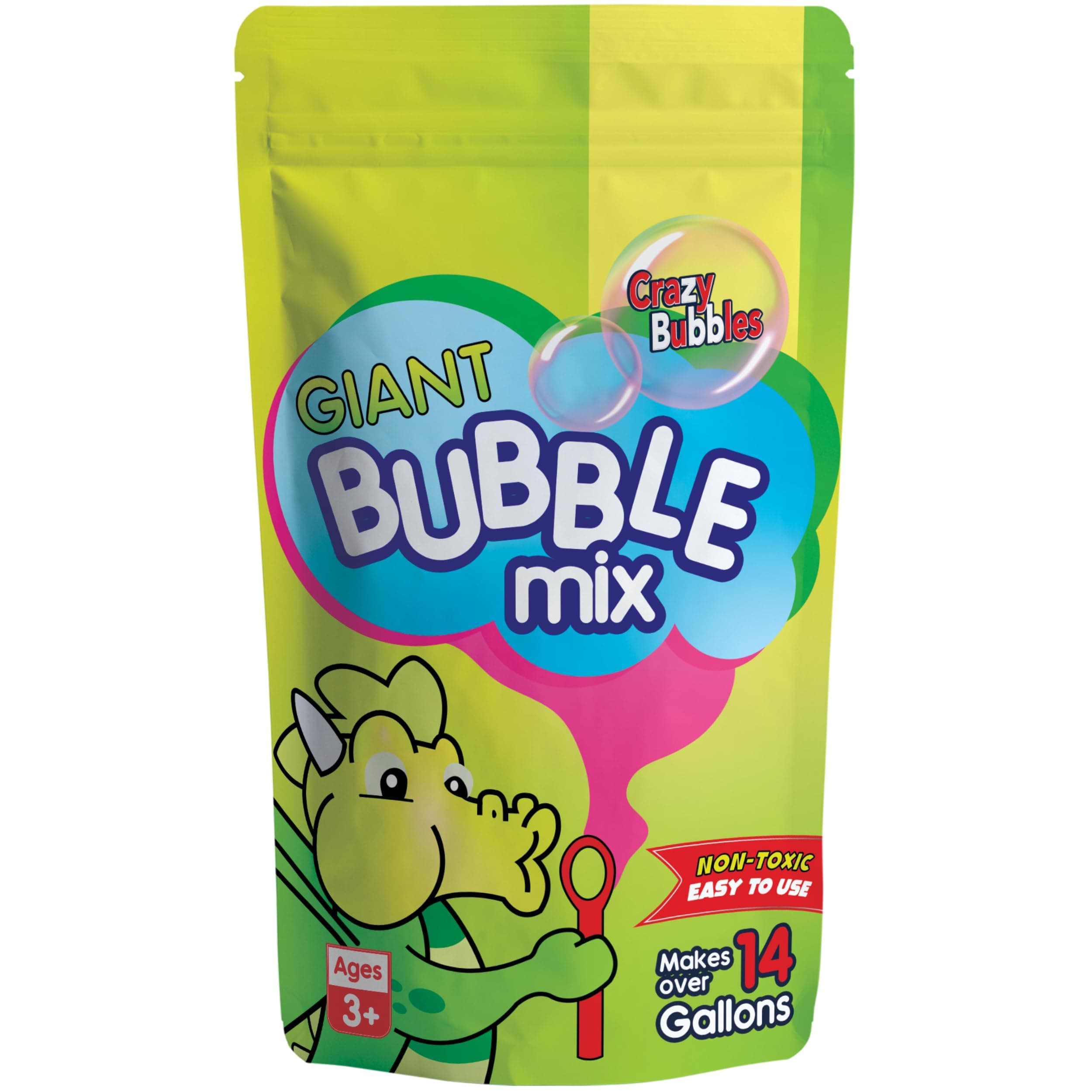 Bubble Solution Refill - 30 Gallons of Bubbles for Kids & 14 Gallons of Giant Bubbles, Non-Toxic All Natural Bubbles in Bulk Outdoor Toys for Bubble Gun, Bubble Machine & Bubble Wands
