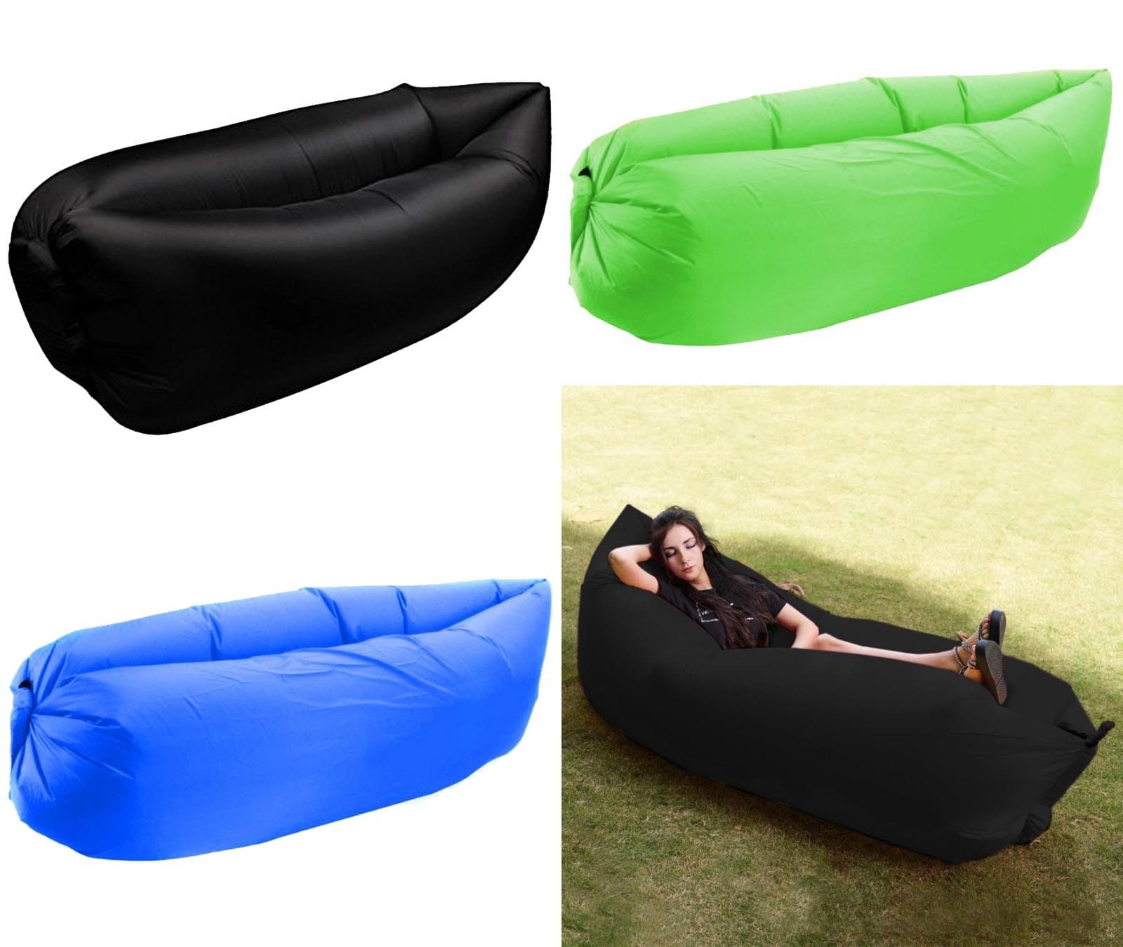 RelaxairTEK088MIXBBG Inflatable Indoor and Outdoor Air Bed - Mixed