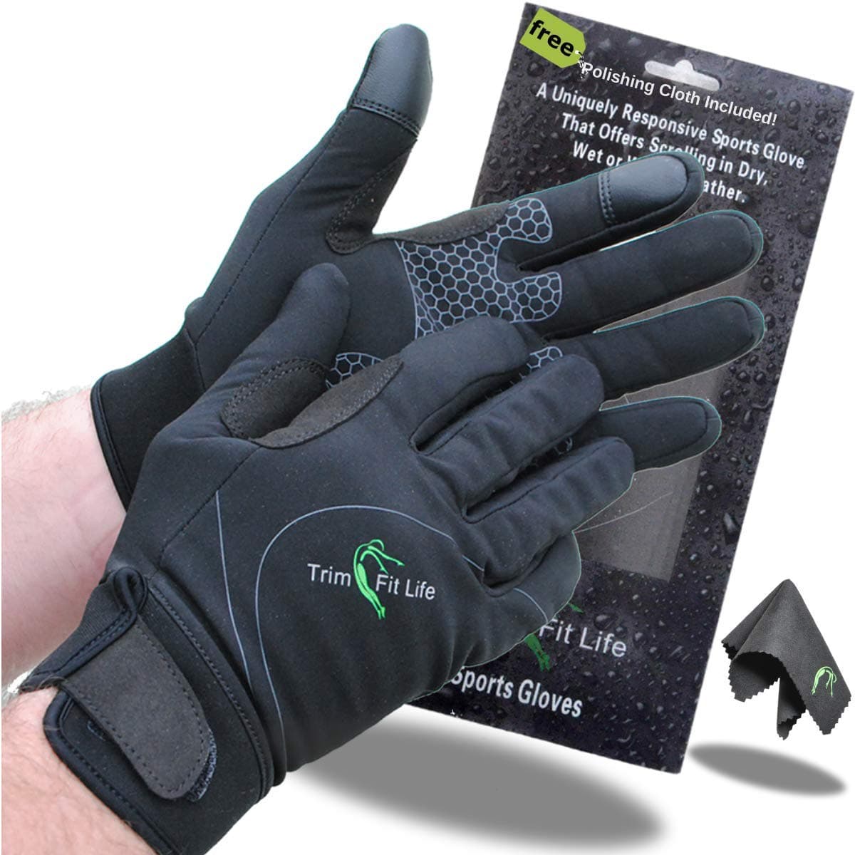 Ultimate Windproof Neoprene Sports Glove for All Outdoor Activities. Perfect for Both Men and Women. Touch Screen Function.