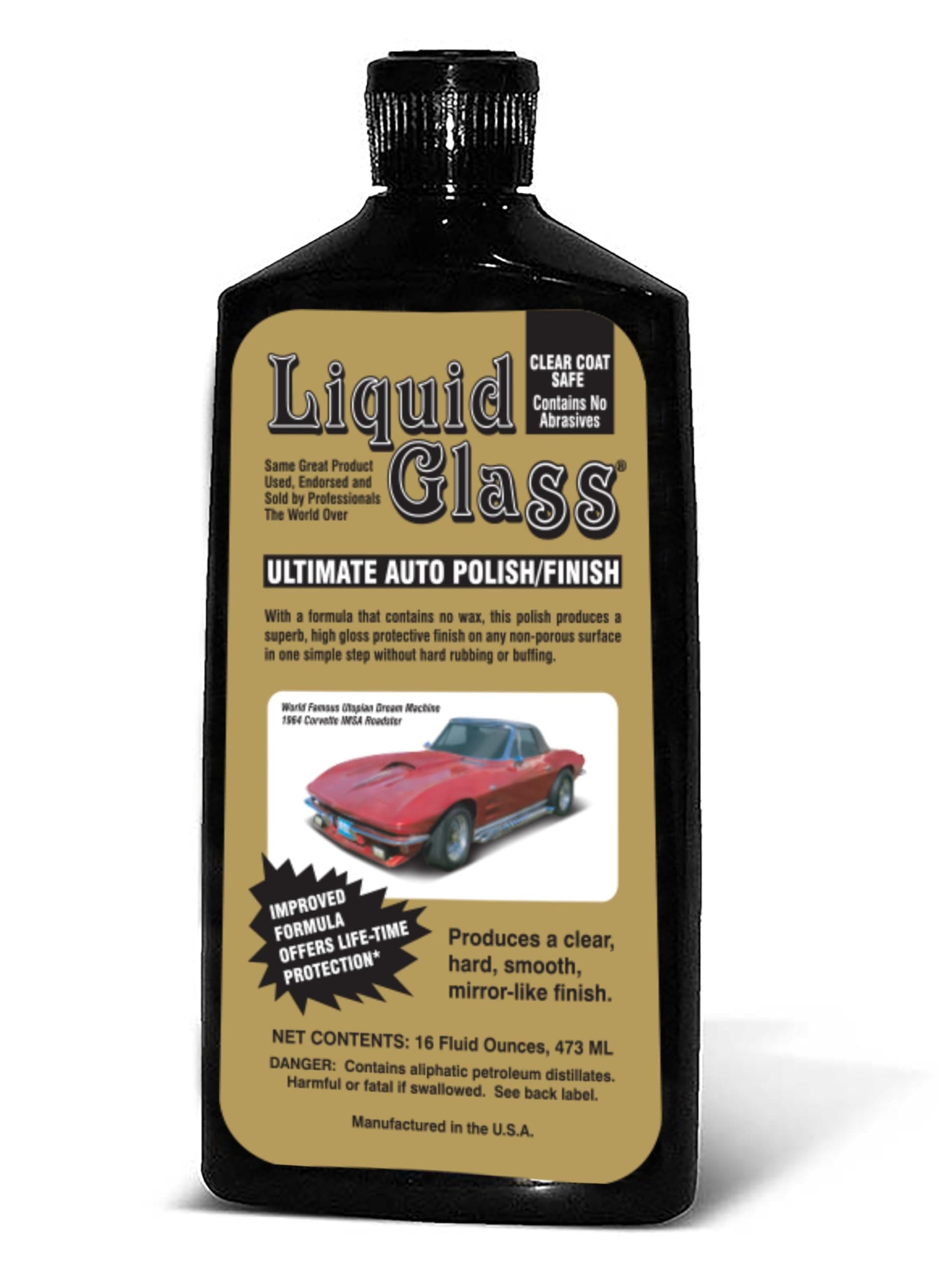 Liquid Glass Ultimate Auto Polish/Finish, Approved and Sold by World's Professionals - 16 Fluid Ounce