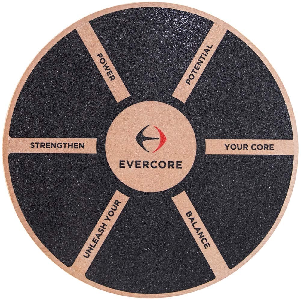 Evercore: Balance Board - Core Stability Support - 15.5 in - Improve Athletic Performance, Increase Balance and Coordination, Support Rehab and Injury Prevention