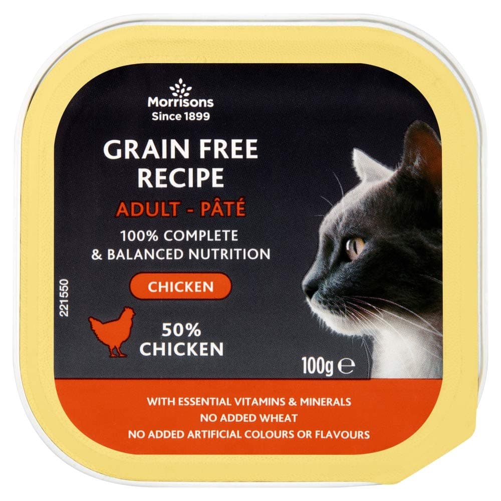Morrisons Premium Pate with Chicken for Adult Cats 100 g x 17