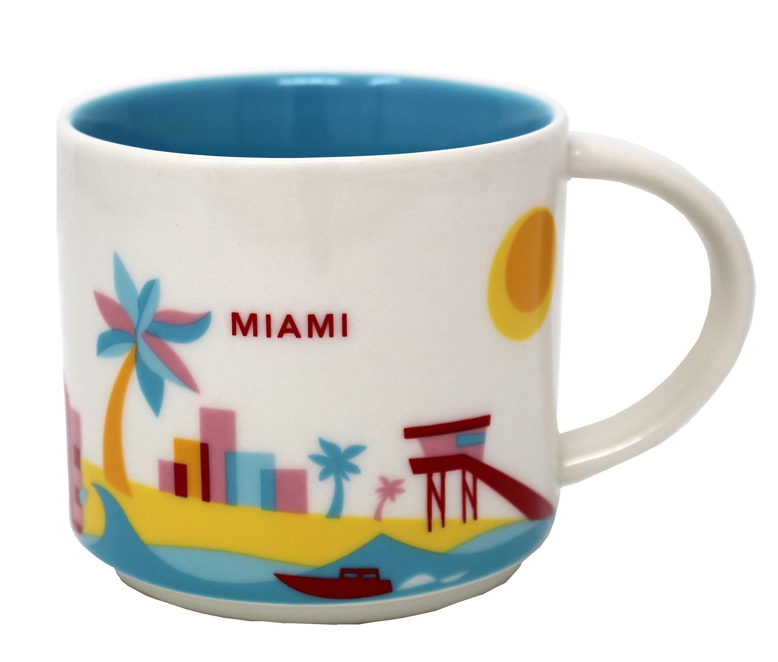 You Are Here Series Miami Mug, 14 Oz