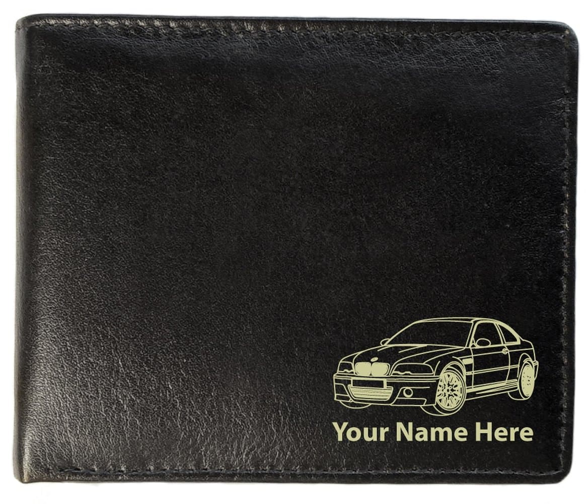 Personalised Mens Real Leather Wallet - M3 Design (Sandringham Style)