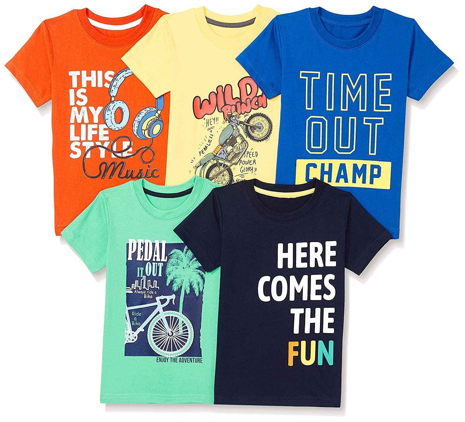 T2FBoy's Solid Regular Fit T-Shirt