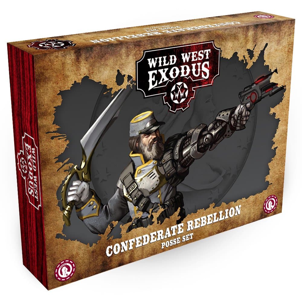Wild West Exodus - The Outlaws 28mm Confederate Rebellion Posse Set SW