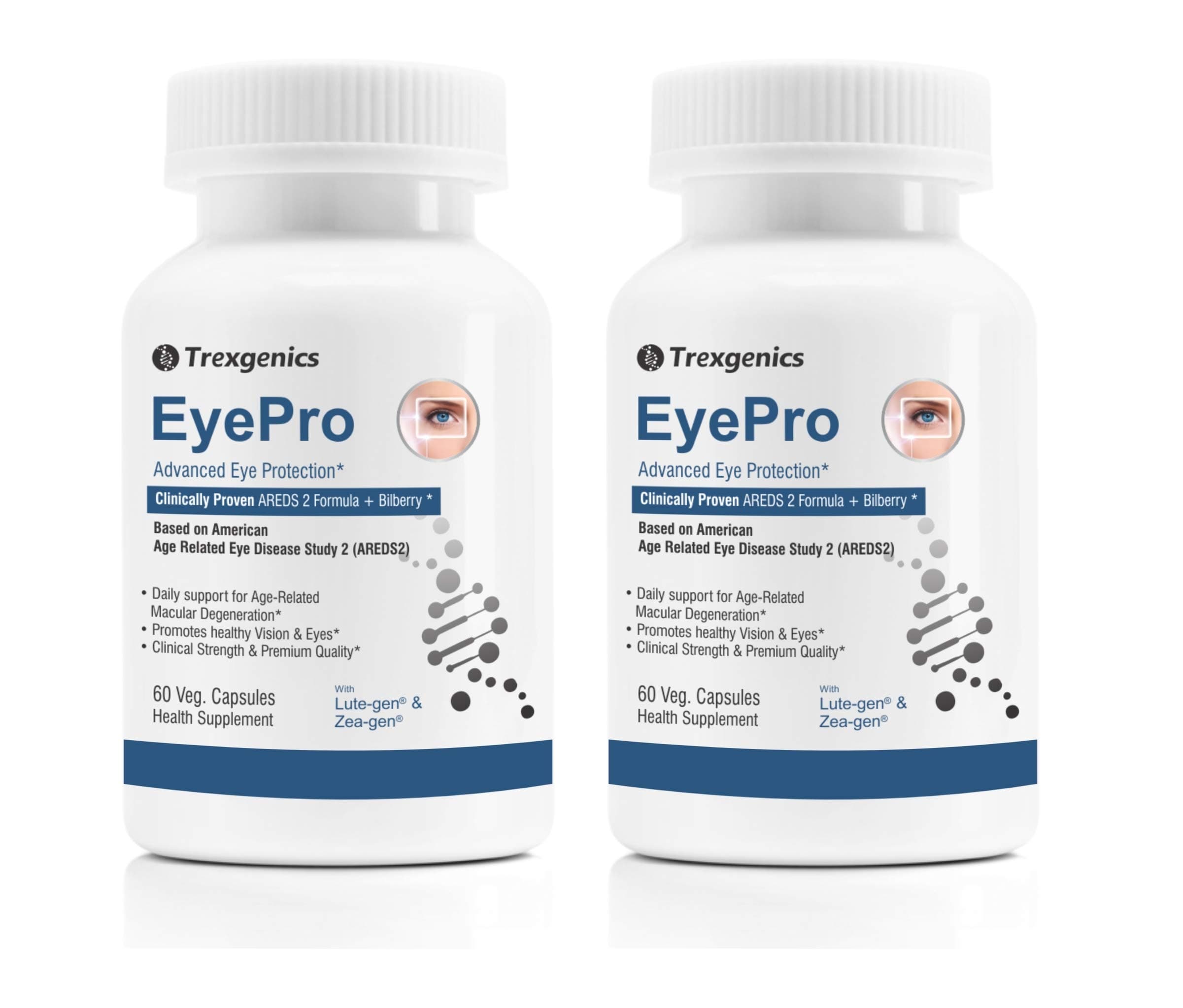 EyePro AREDS-2 Advanced Eye Protection formula with Researched Eye Ingredients Lutein,Zeaxanthin, Zinc, Copper & Bilberry(60 Veg. Capsules) (2)