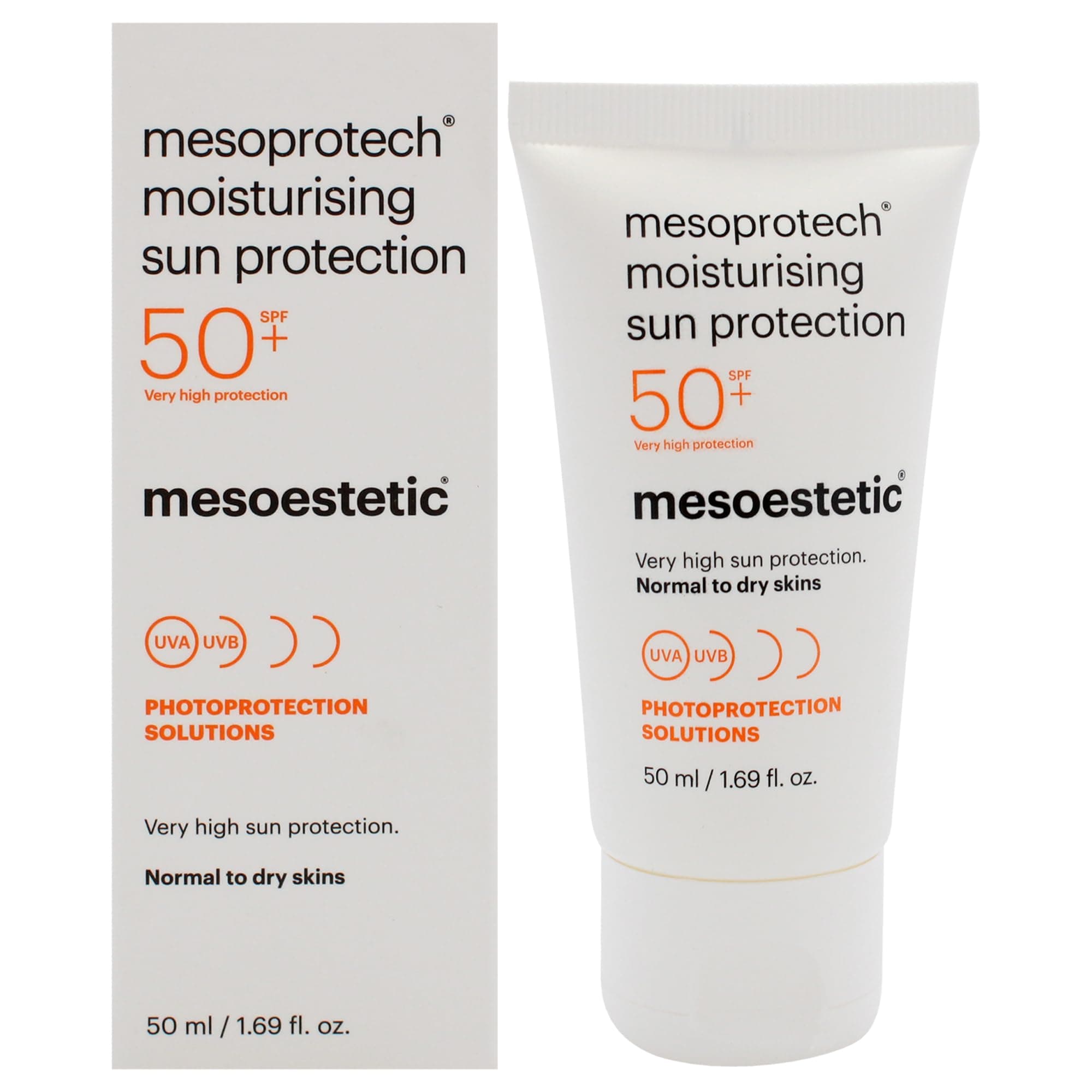 Moisturising Sun Protection SPF 50 Plus by Mesoestetic for Unisex - 1.69 oz Sunscreen
