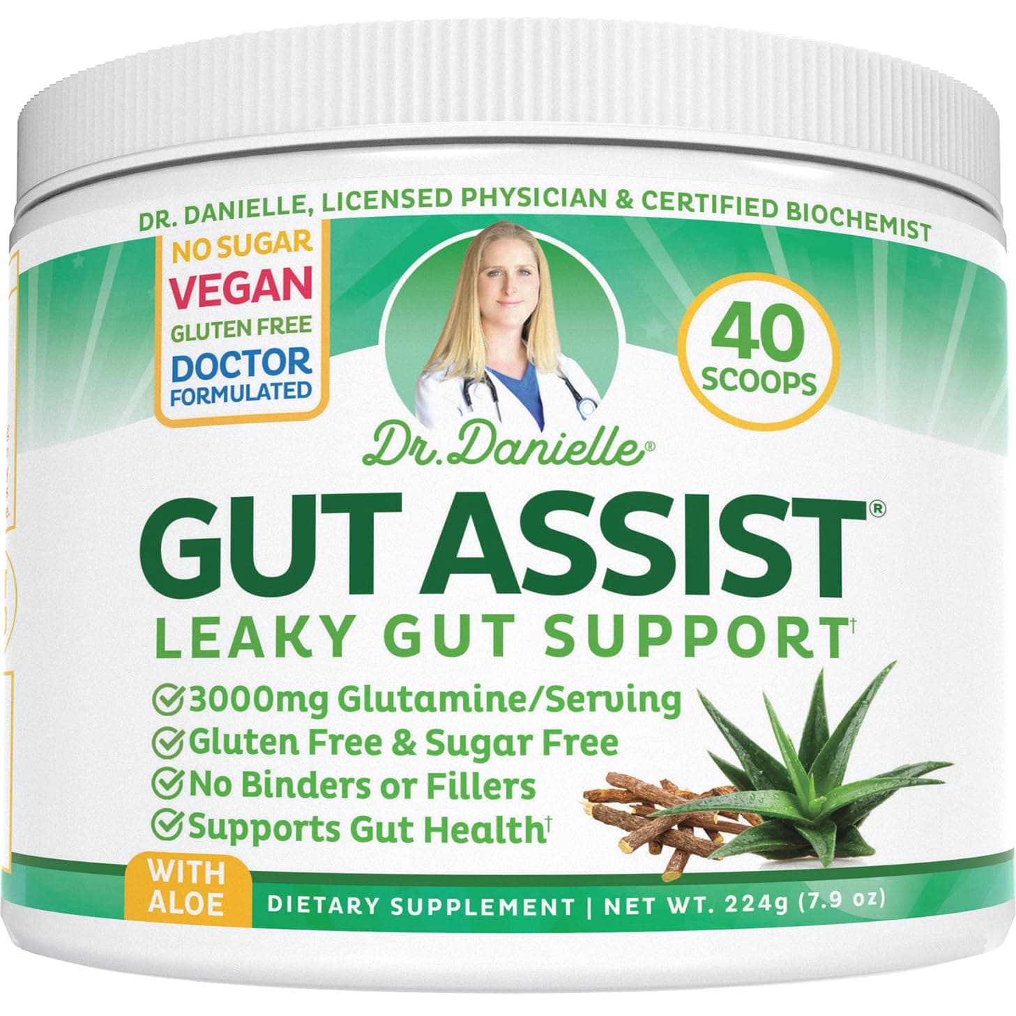 Leaky Gut Assist Repair Supplement Powder