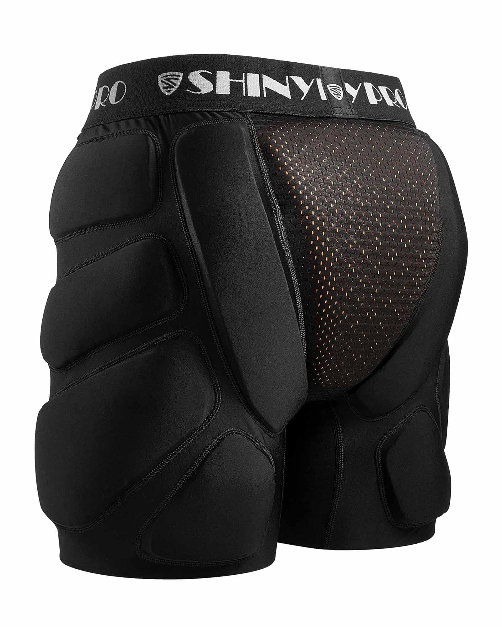 SHINYPROProtective Padded Shorts for Snowboard and Skate CE Level 2 Butt and Tailbone Heavy Duty Protection,3-in-1 All-Round Protection