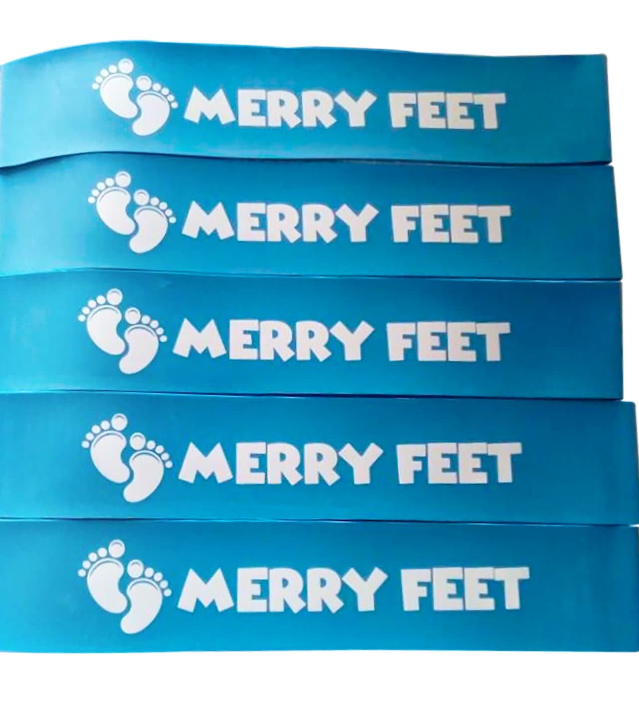 Feet Bands (Set of 5) for Fidgety Feet Chair or Desk Attachment - School classroom or home use - Bounce and stretch, easy and simple installation, for ADHD ADD SPD autism sensory needs. Child / Adult.