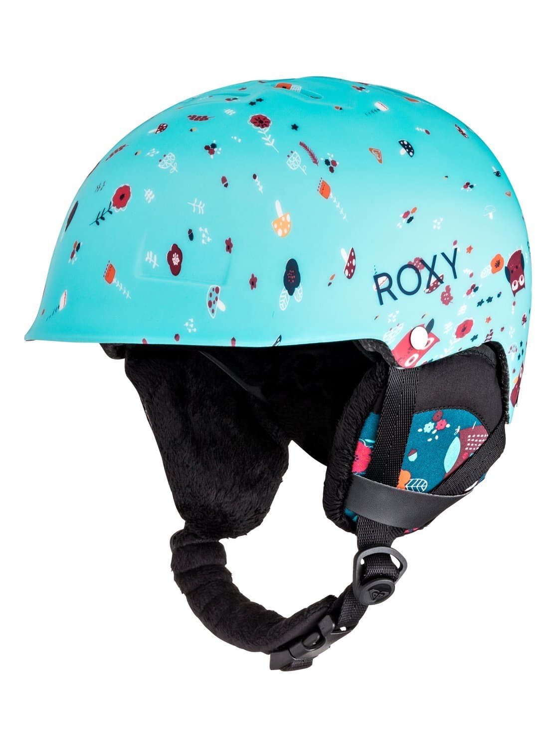 Roxy Happyland Snow Helmet Board for Girls black Negro (True