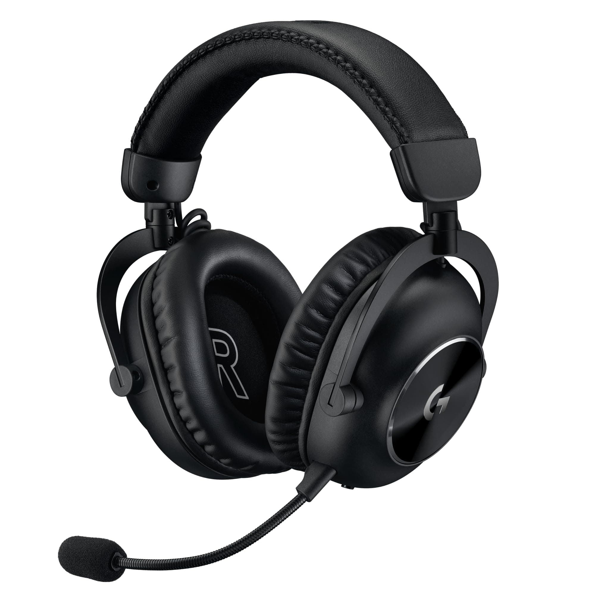 Logitech G PRO X 2 Lightspeed Wireless Gaming Headset: Wireless Gaming Headphones with Mic, 50mm Graphene Drivers, 2.02.0—7.1 Surround, Bluetooth/USB/3.5mm Aux - Black