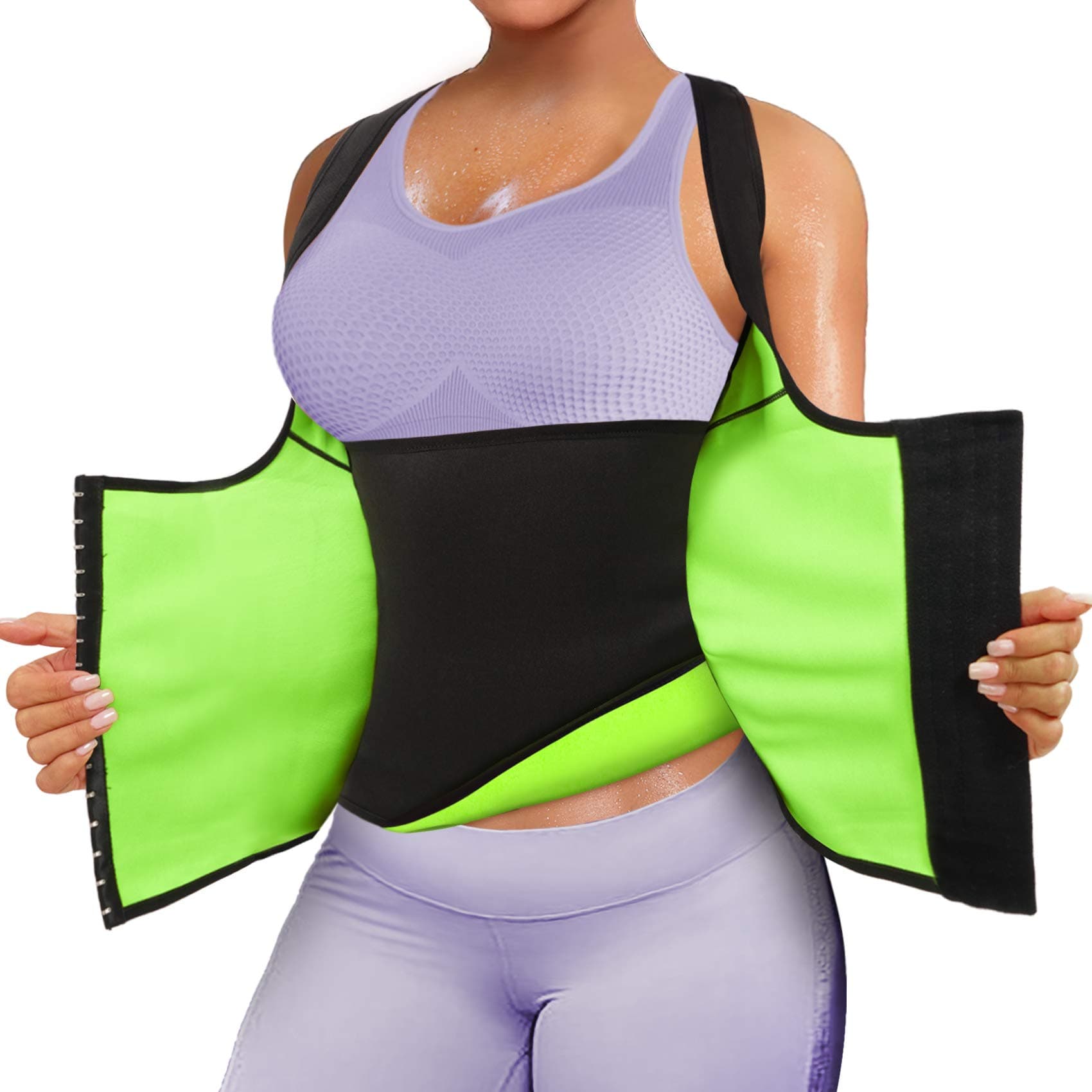 Women Waist Trainer Corset Weight Slimming Neoprene Sauna Sweat Vest Workout Body Shaper Tank Top