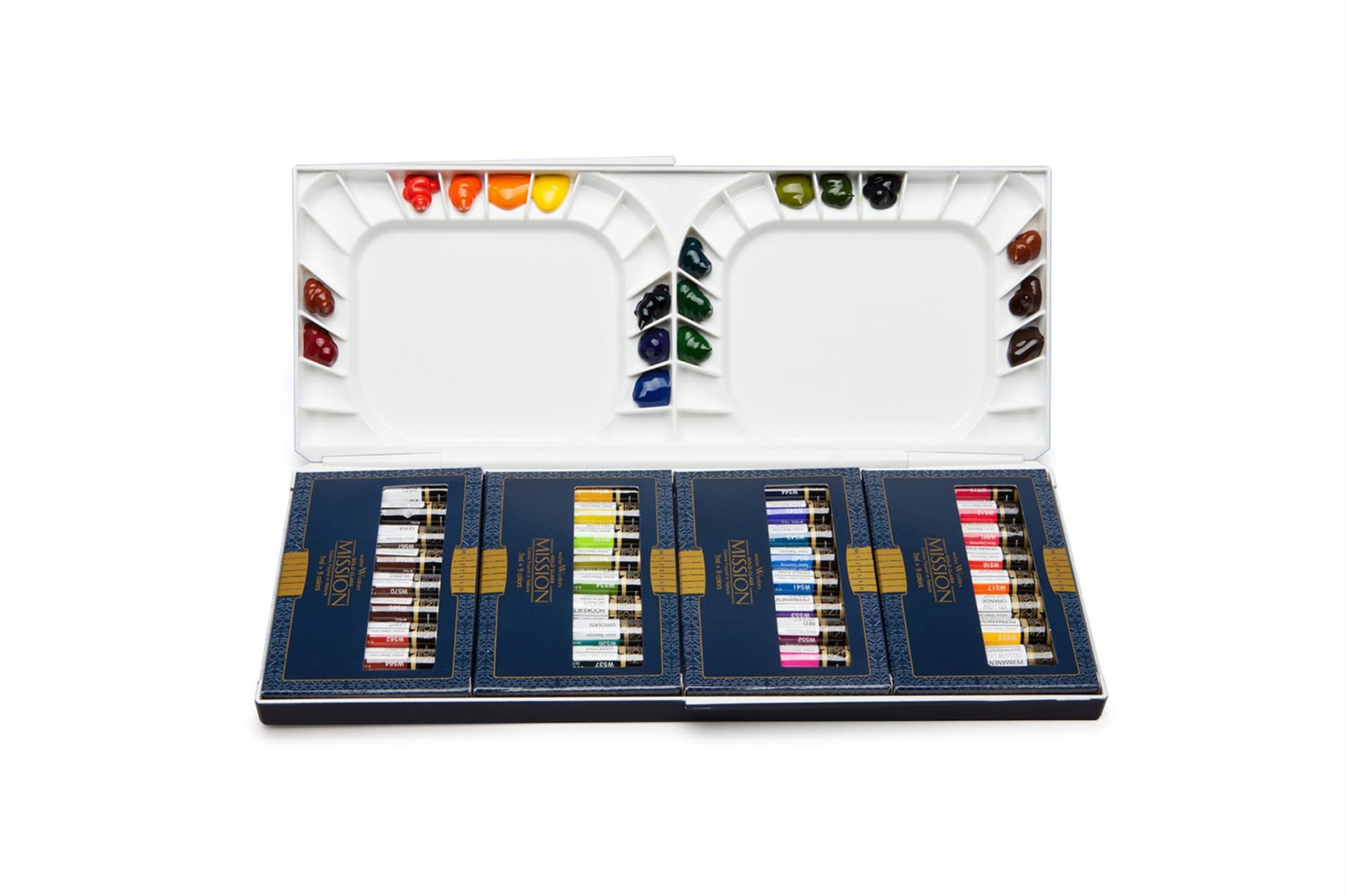 Mission Gold Water Color Palette Set, 36 Colors