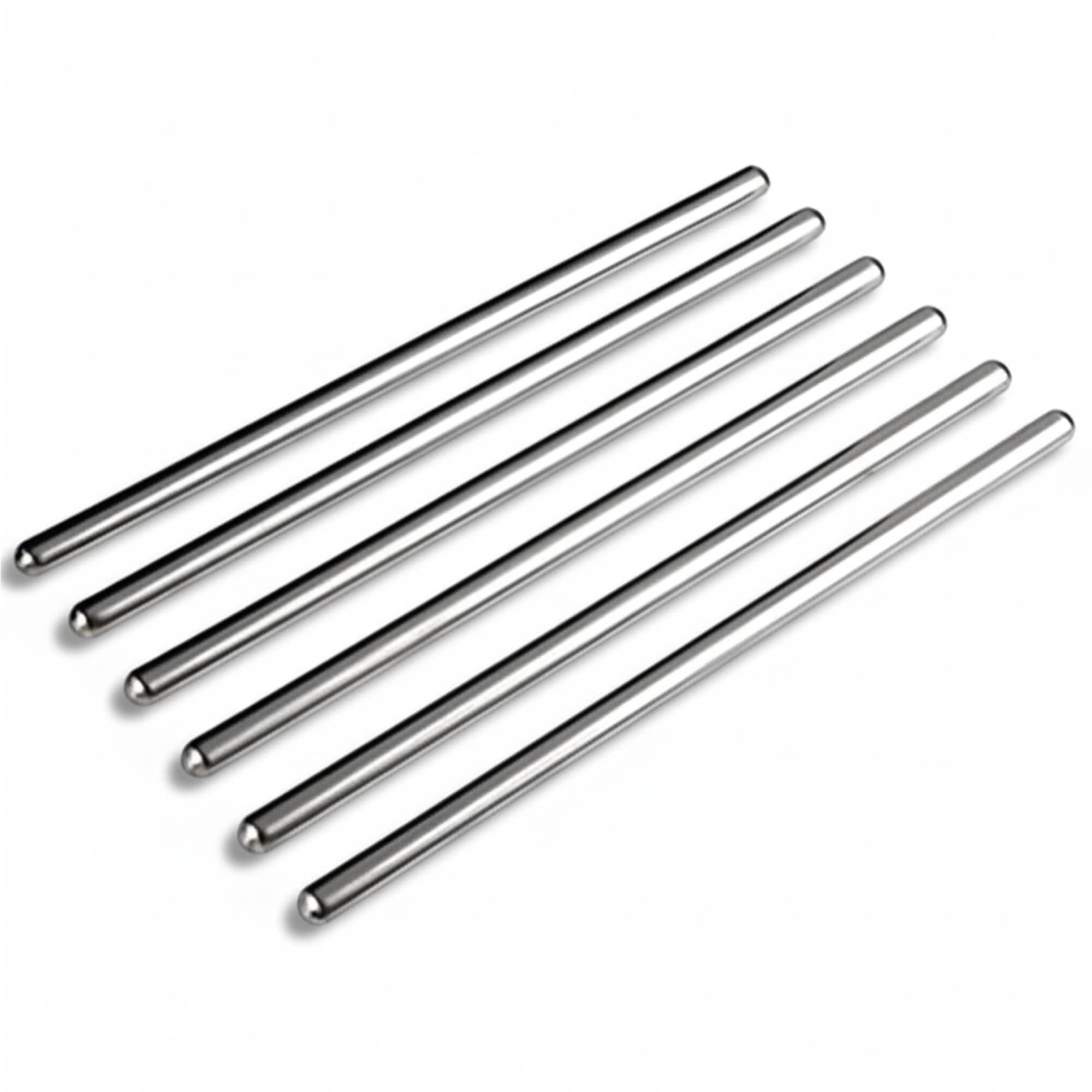 Unika Worktop Hot Rods 6 Pack, Stainless Steel, Silver, 30cm