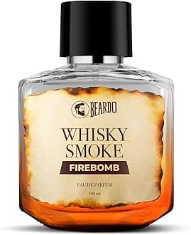 Whisky Smoke FIREBOMB Perfume for men, 100ml | Spicy, Woody scent | Long Lasting Mens Perfume | Best Date Night Eau de parfum for Men | Gift For Friends | Gift for Men