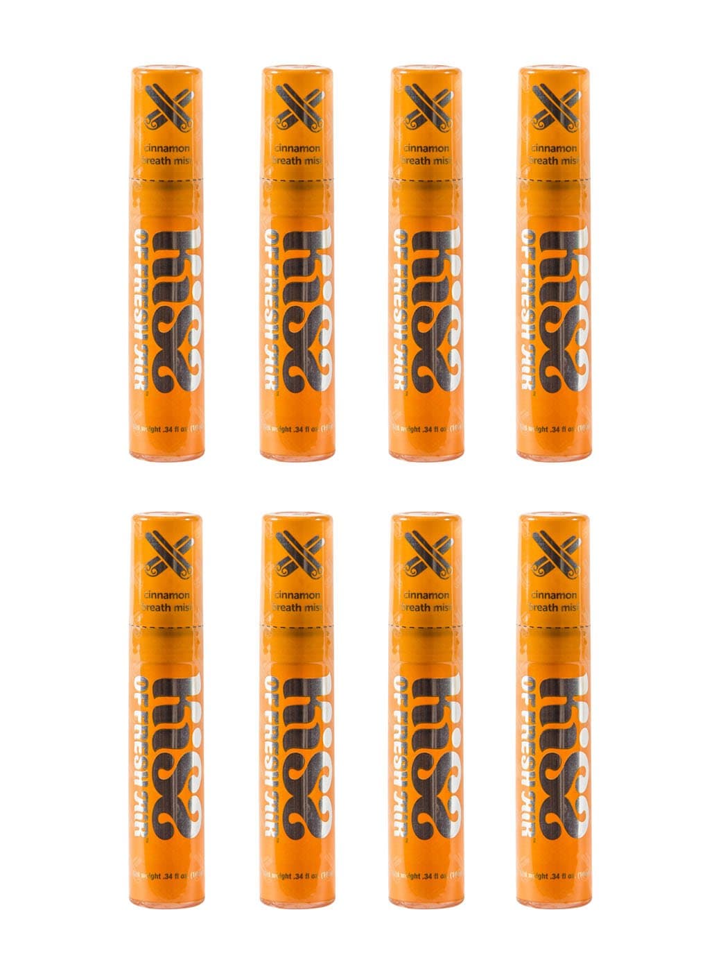 Kiss of Fresh Air Breath Spray (8 Pack) Cinnamon