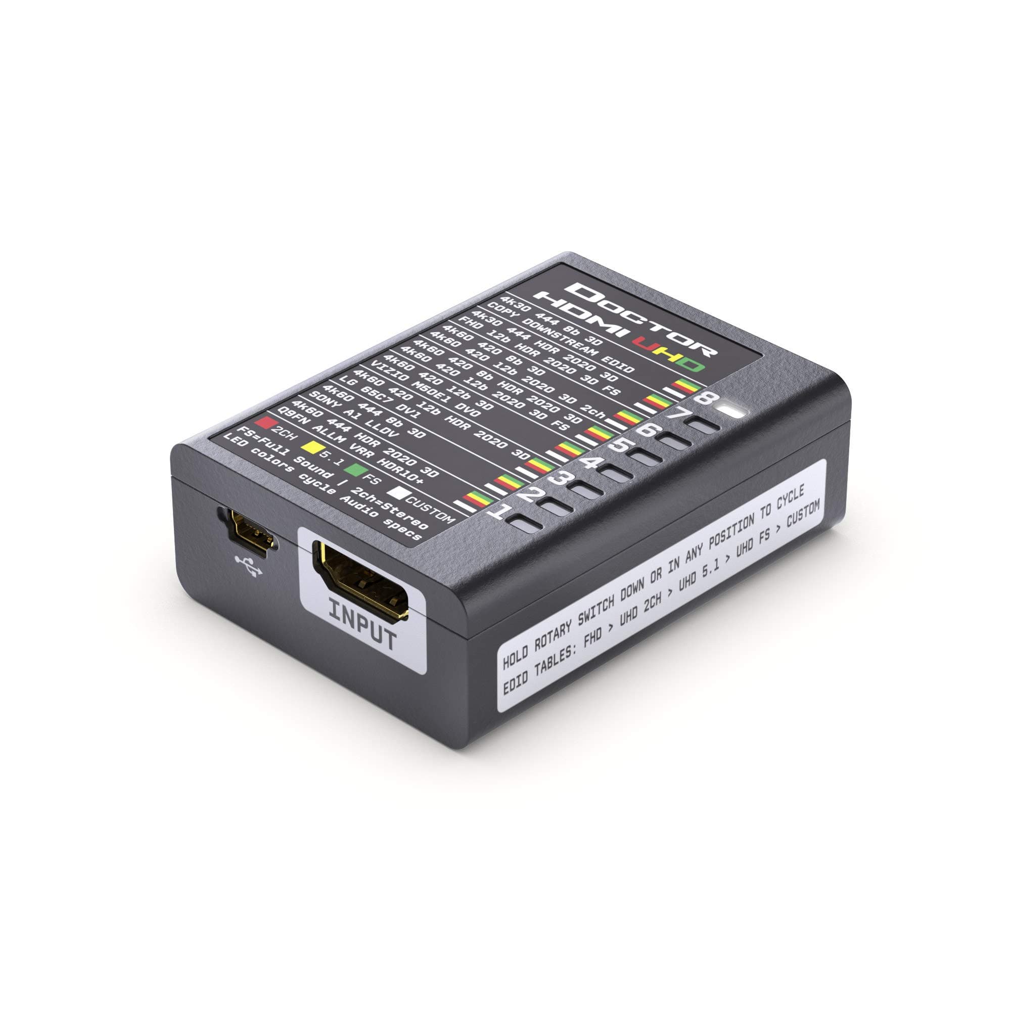 HDF0130 Dr. HDMI 4K - HDMI EDID Manager/Emulator, löst alle Handshake Probleme bis HDMI 2.0b