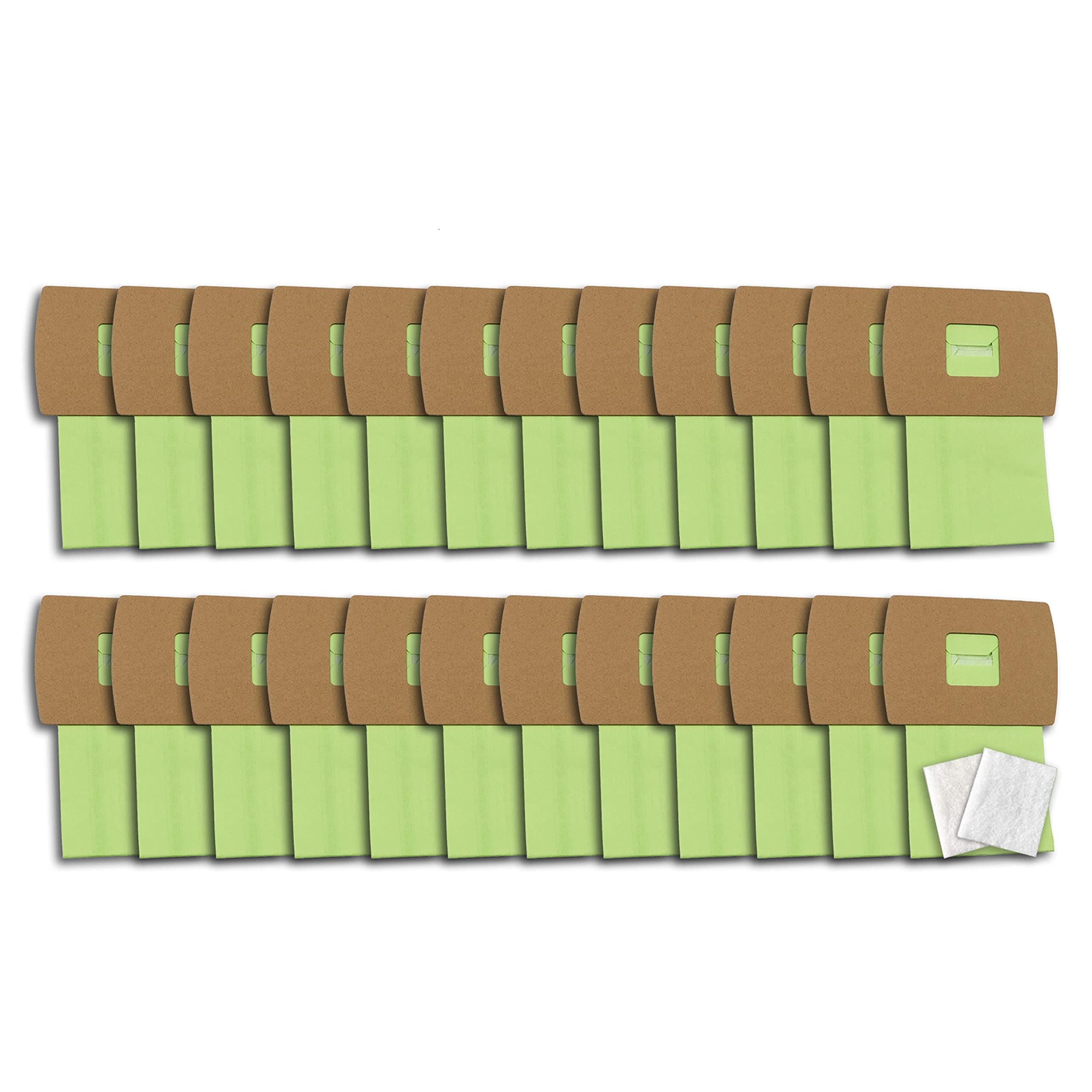 24 Pack Vacuum Bags for Oreck Compact canister type BB, Replacement Bag for Oreck XL Vacuum bags Buster B, PKBB12DW BB180 BB280 BB850 BB870 BB900 BB1000 MV160 with 2 Motor Filter BM04 Kit