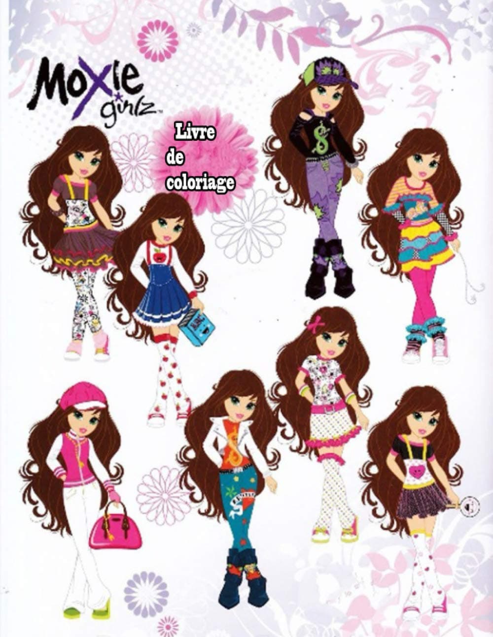 Moxie Girlz livre de coloriage