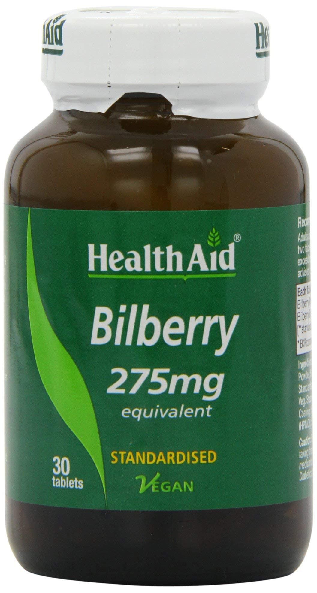 HealthAid Bilberry 30 Tablets