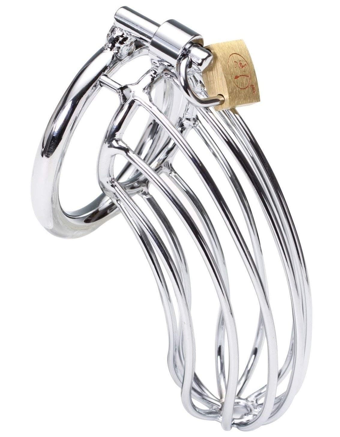 Greymond Male Briefs Chástí-ty Dëvîce, Metal Cöçk Cage for Male Breathable Underwear (50mm)