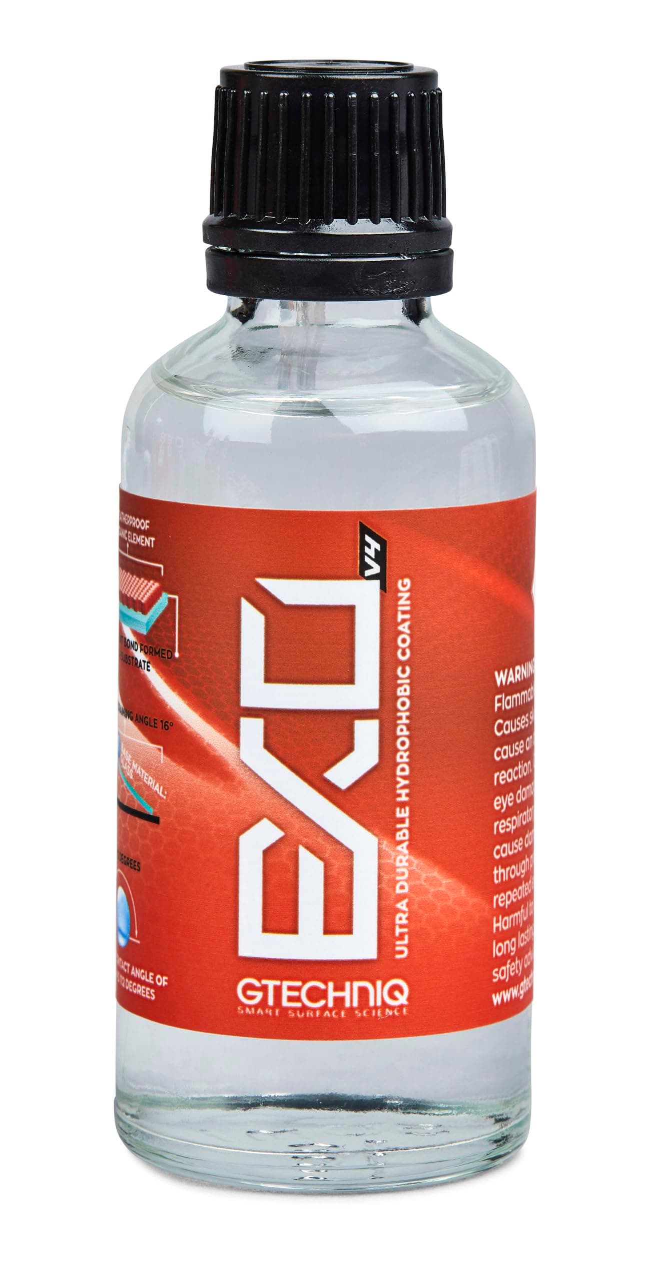 EXO Crystal Hydrophobic, Dirt Repellent Coating for Cars, Easy to Apply - 30ml (Sufficient for 1 Small-Med Car) - 18-24 Month Protection