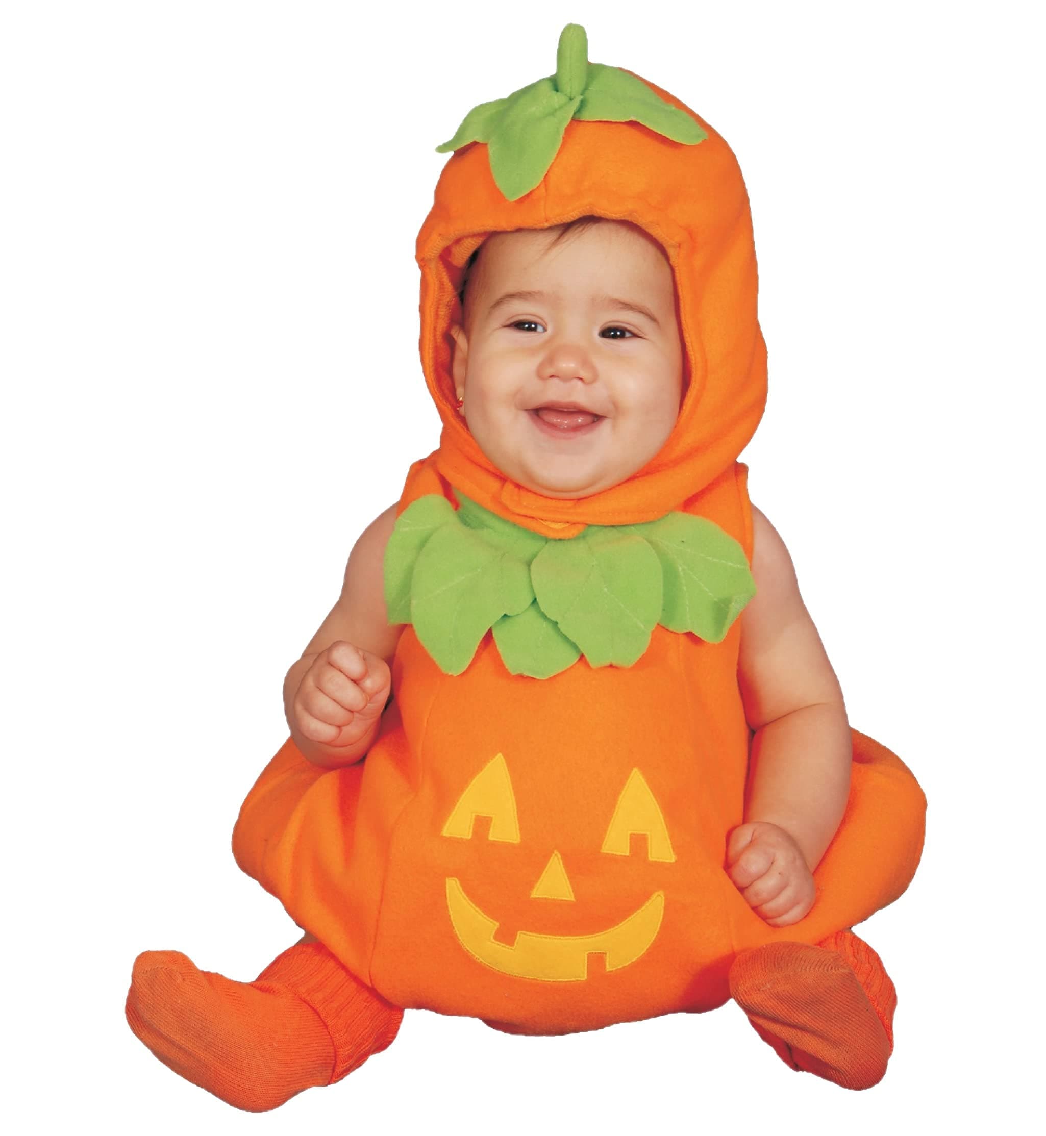 Dress Up AmericaBaby Pumpkin Costume – Adorable Halloween Jack-O-Lantern Costume For Toddlers