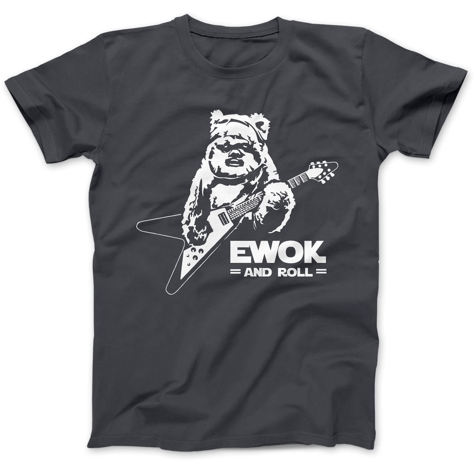 Bees Knees TeesEwok and Roll Guitar Funny T-Shirt