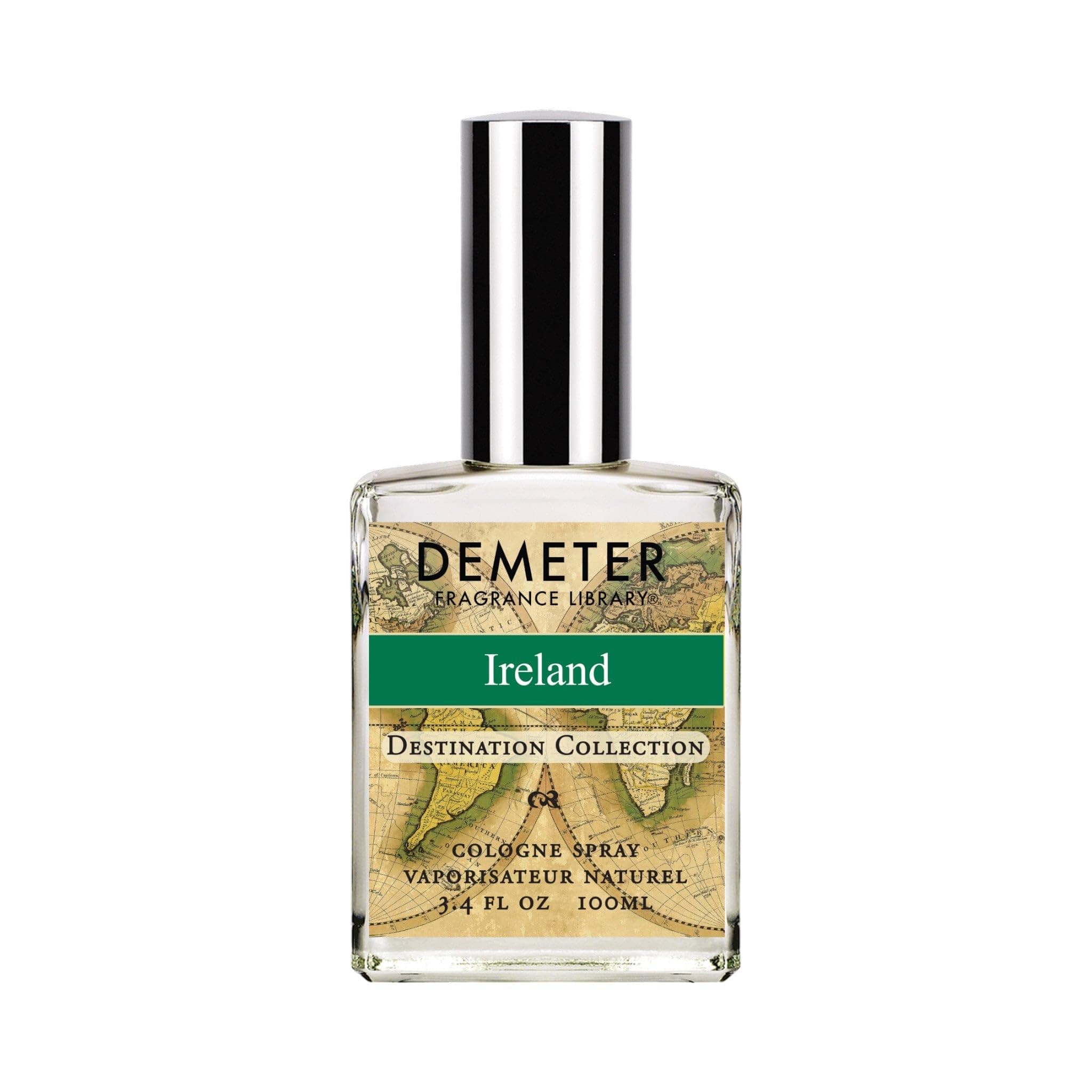 Natural Perfume Spray Cologne for Women, Destination Collection Ireland, 1 oz