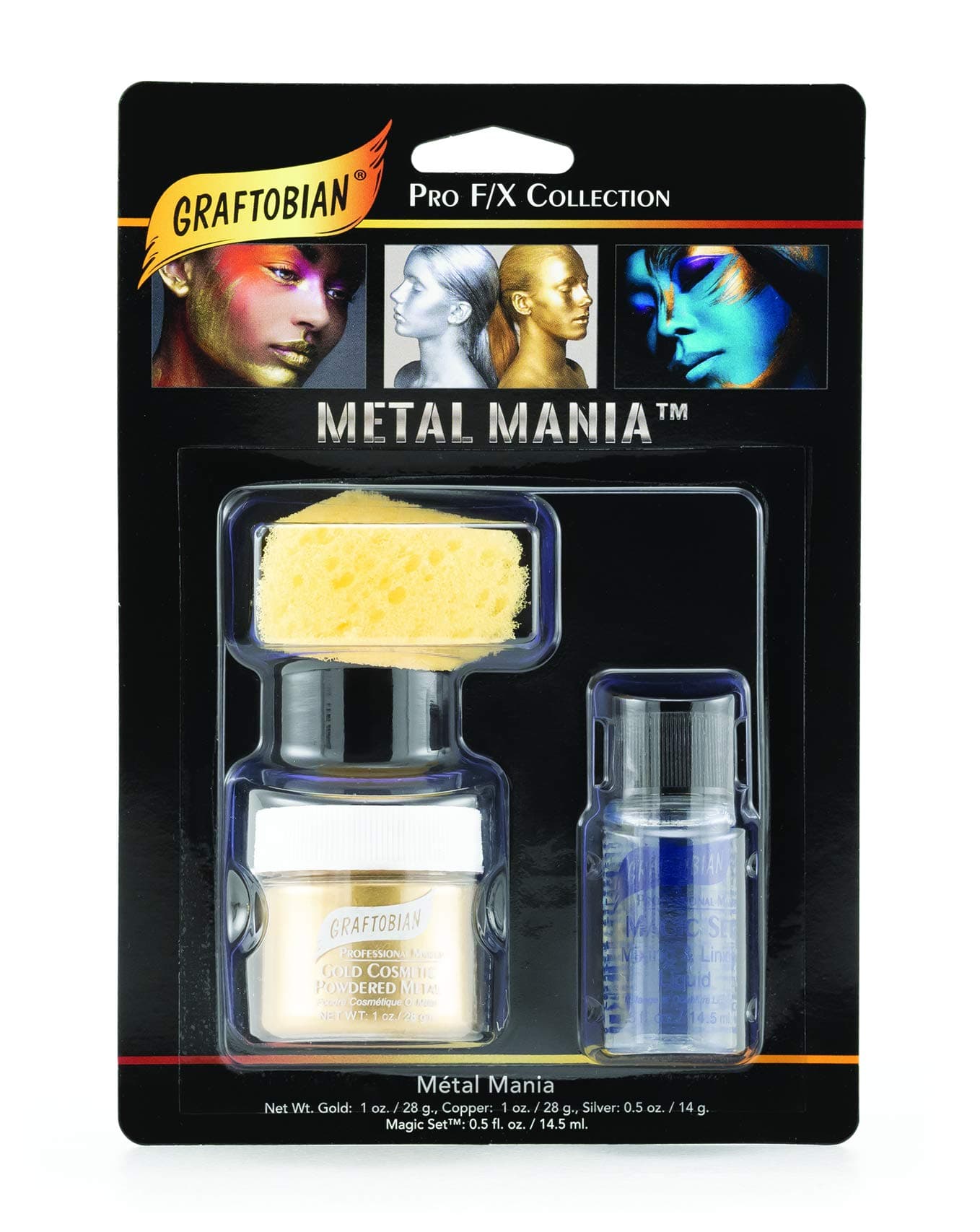 Metal Mania Makeup Kit Gold 1 oz./26 g