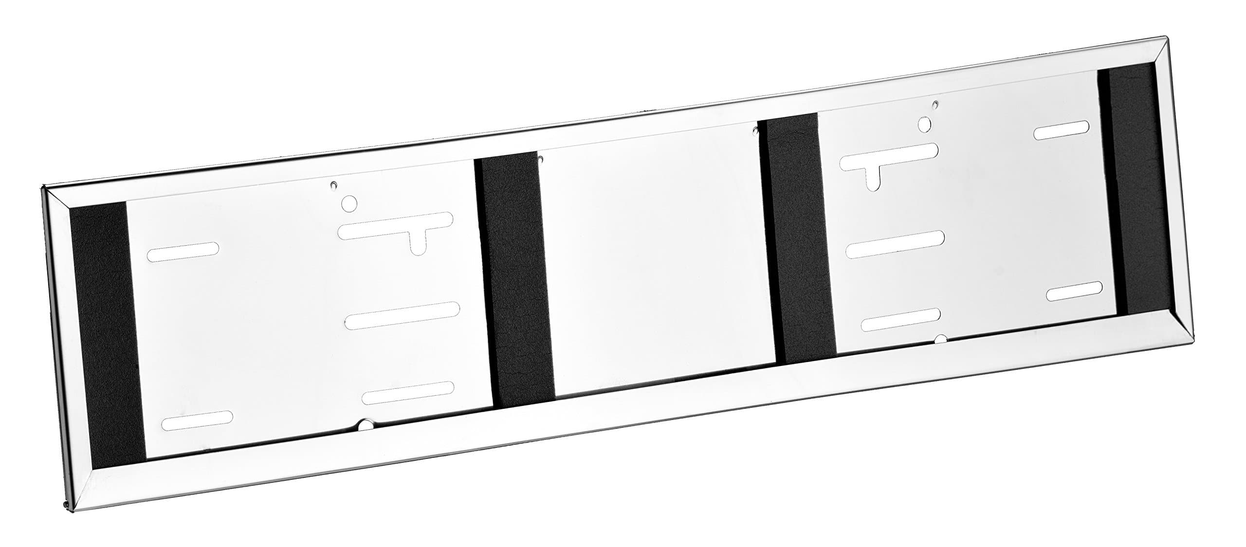 Everplate Licence Plate Holder License Plate Holder Stainless Steel – Stainless Steel/Austria Strong Curved Security