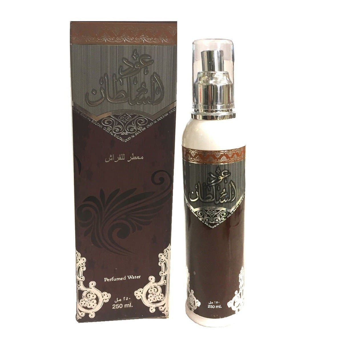 Oud Al Sultan Perfumed Water Spray by Ard Al Zaafaran. A Versatile Perfect Scent for All Events. Floral, Spicy, Saffron, Musky, Woody and Vanilla, Suitable for Both Men and Women.