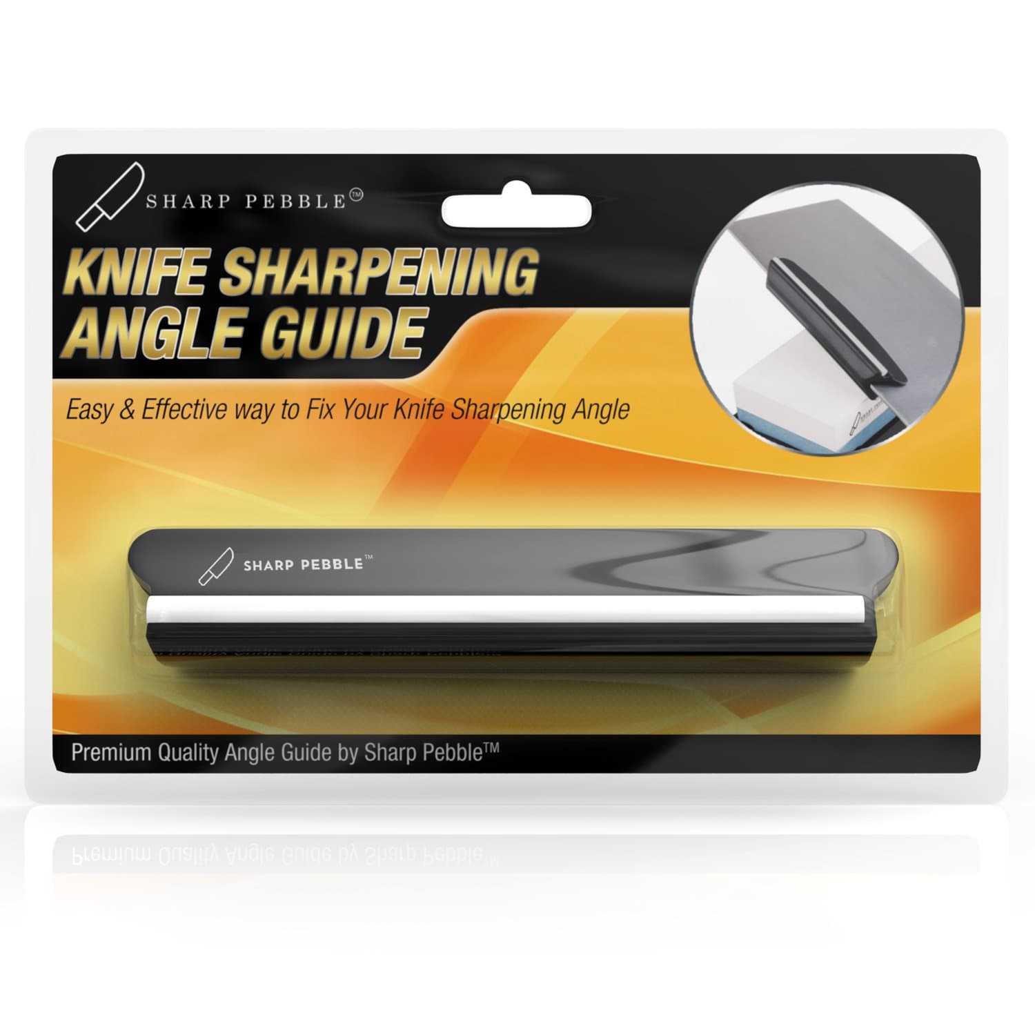 Sharp Pebble Whetstone Knife Sharpening Angle Guide