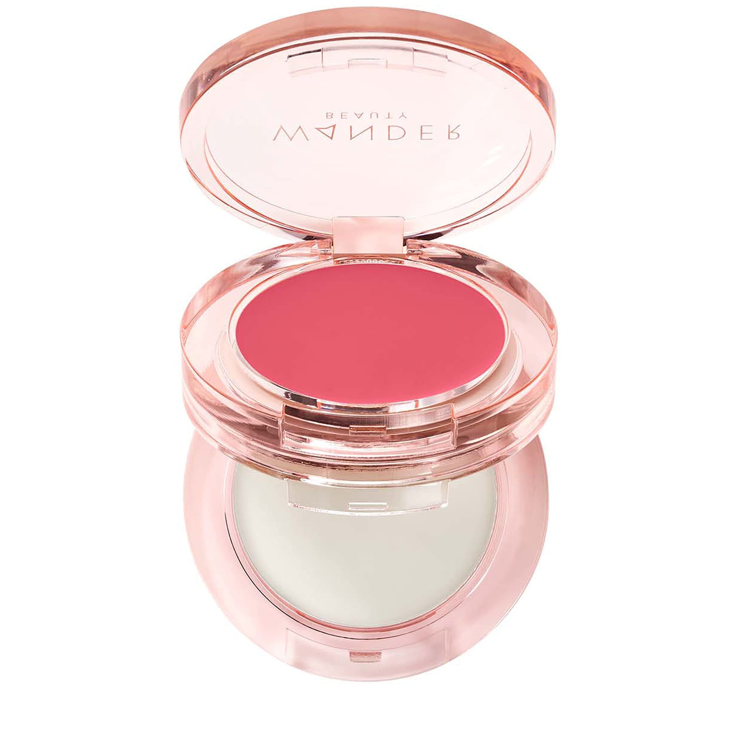 Wander BeautyDouble Date Lip and Cheek - Rendezvous/Swipe - 4-in-1 Cream Blush & Lip Tint - Blush, Lip Moisturizer, Lip Balm, & Eye Gloss - Multitasking Eye, Cheek, and Lip Makeup With Green Tea