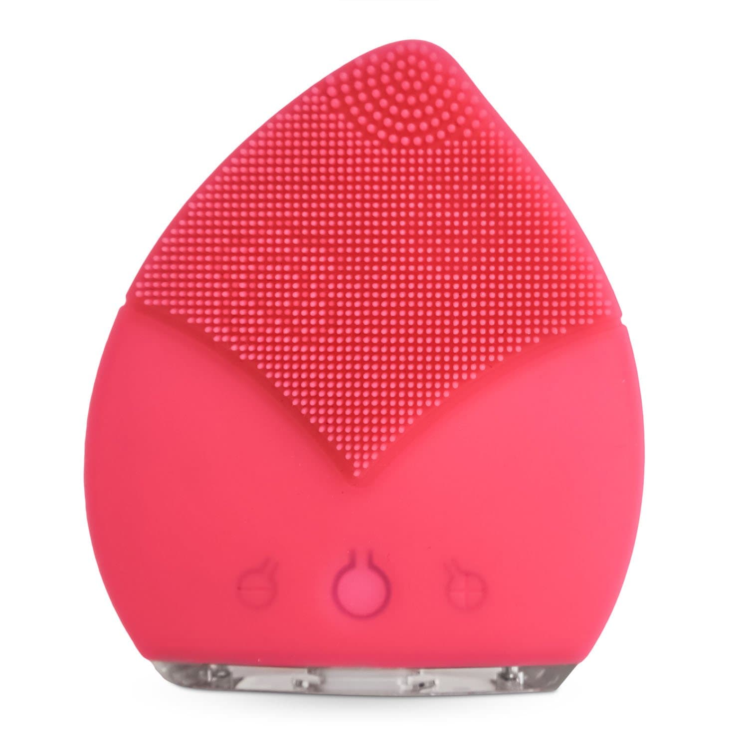 CLAWA Ultrasonic Cleansing Face Massager Anti Aging Brush, Blemish Tool Exfoliator Makeup Treatment for Polish, Scrub, Microdermabrasion, Acids and Peels Reduce Acne Portable Facial Skin Care Set Pink