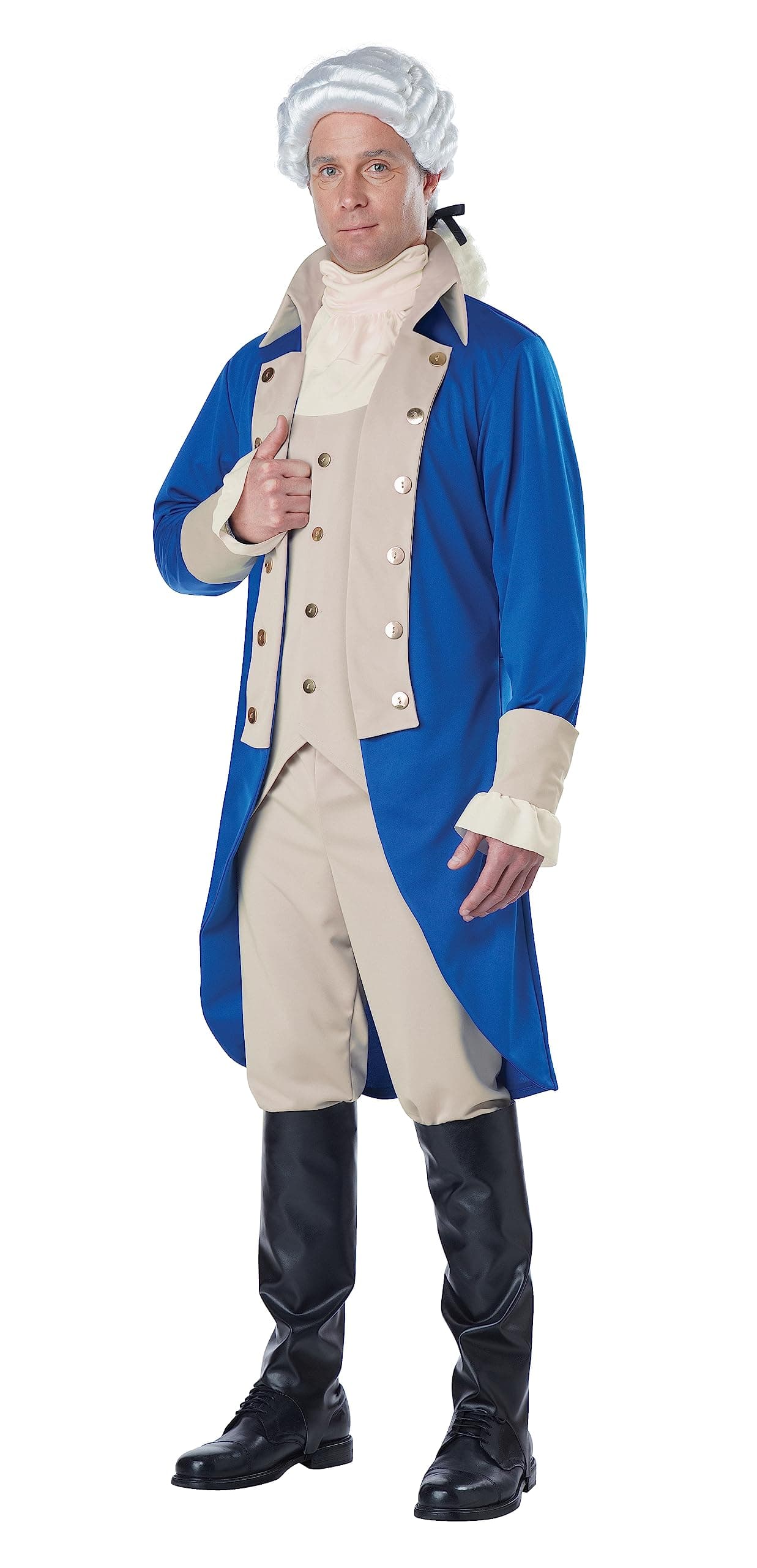 California Costumesmens GEORGE WASHINGTON Adult Sized Costumes