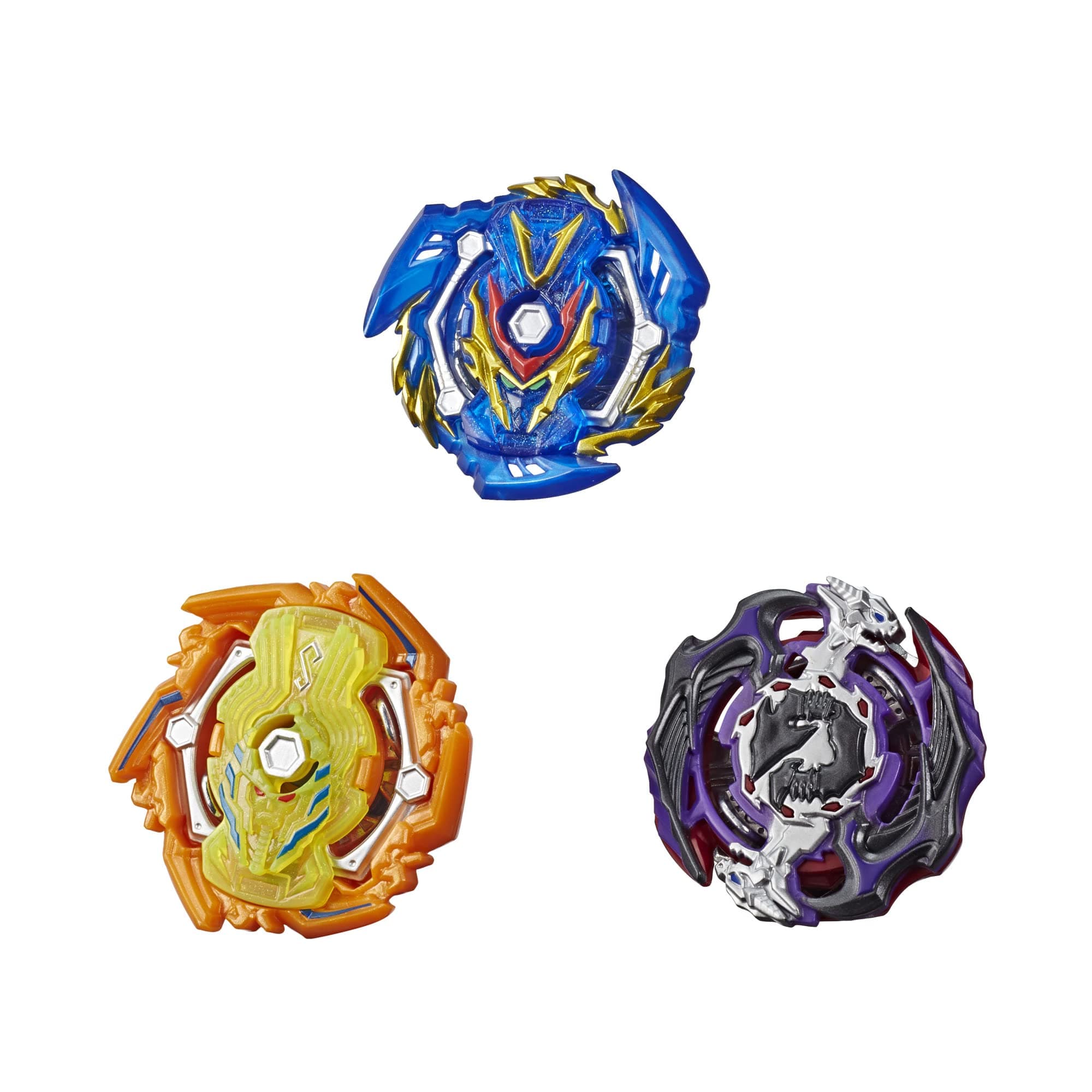 BEYBLADE Burst Rise Hypersphere Battle Guardians 3-Pack - Solar Sphinx S5, Gargoyle G5, Sword Valtryek V5 Battling Top Toys