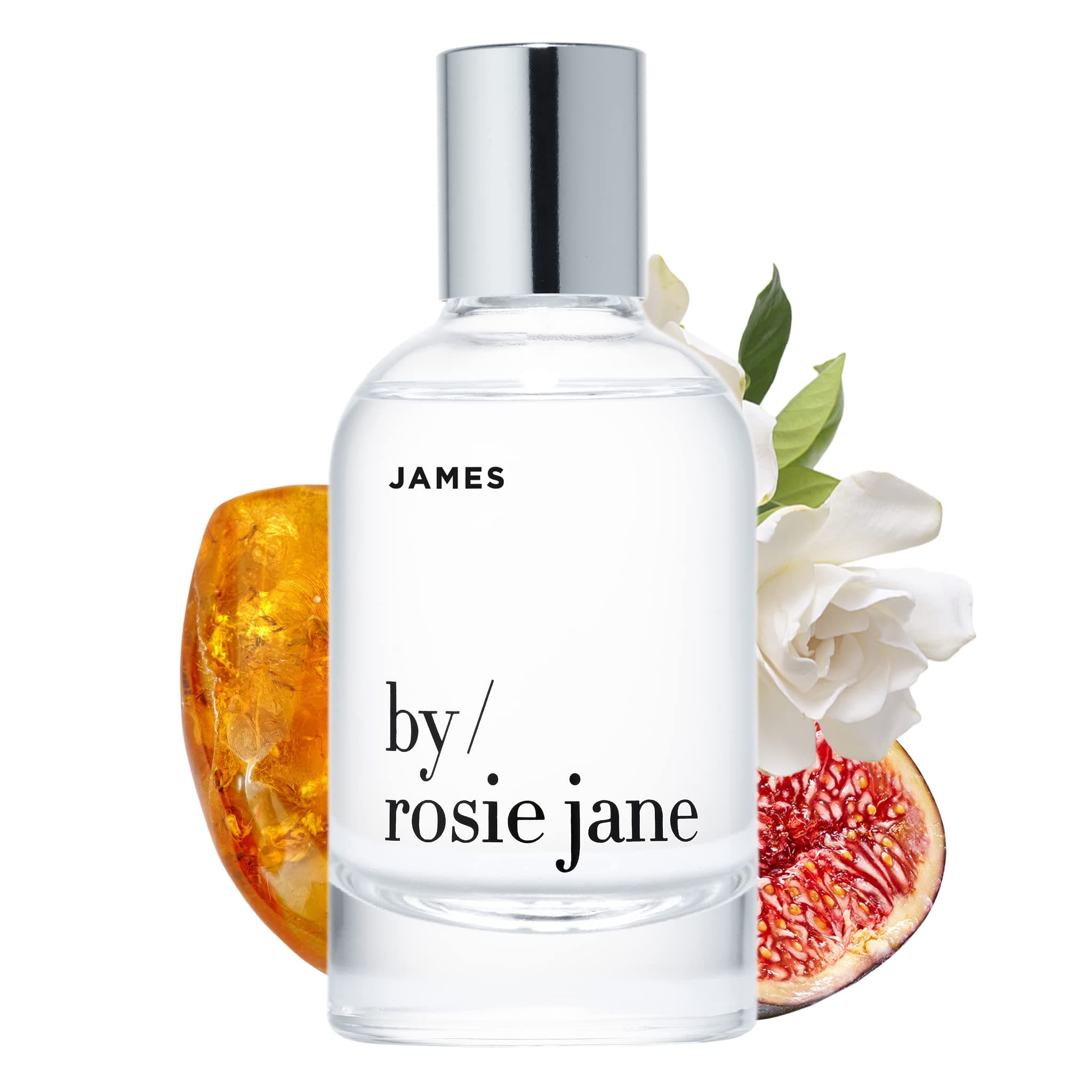 Eau De Parfum Spray (James) - Clean Perfume for Women - Non-Toxic Body Mist with Notes of Fig, Amber Woods & Gardenia Petals - Paraben, Sulfate & Phthalate Free (50ml)