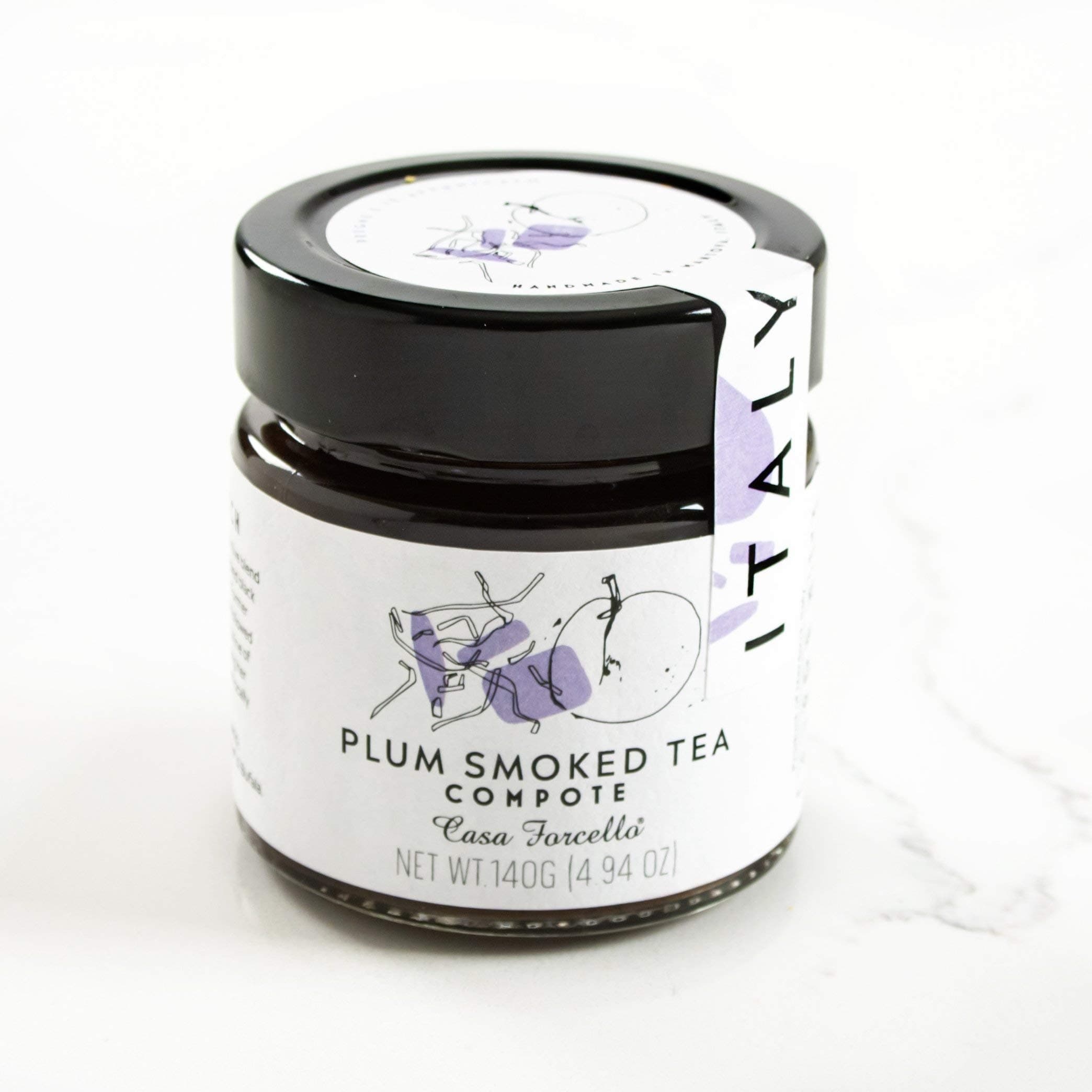 CASA FORCELLO Plum And Smoked Tea Compote-Po-Si, 4.2 OZ