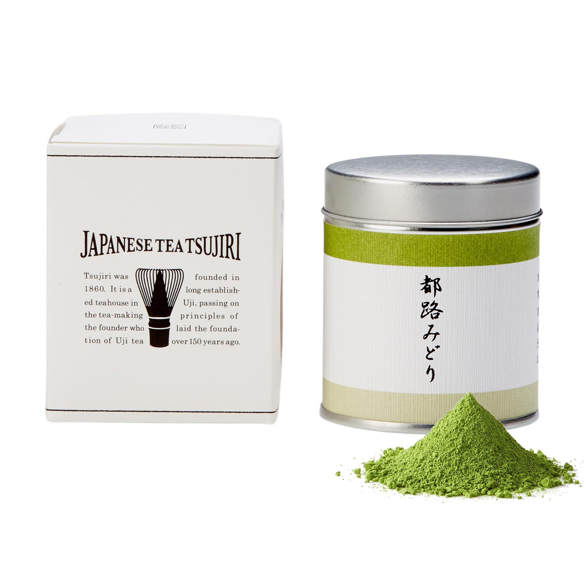 Matcha - Tsuji Midori (30g / 1.06oz) - Ceremonial Grade Matcha Powder - Authentic Japanese First Harvest Matcha Green Tea - Uji, Kyoto, Japan, 1860