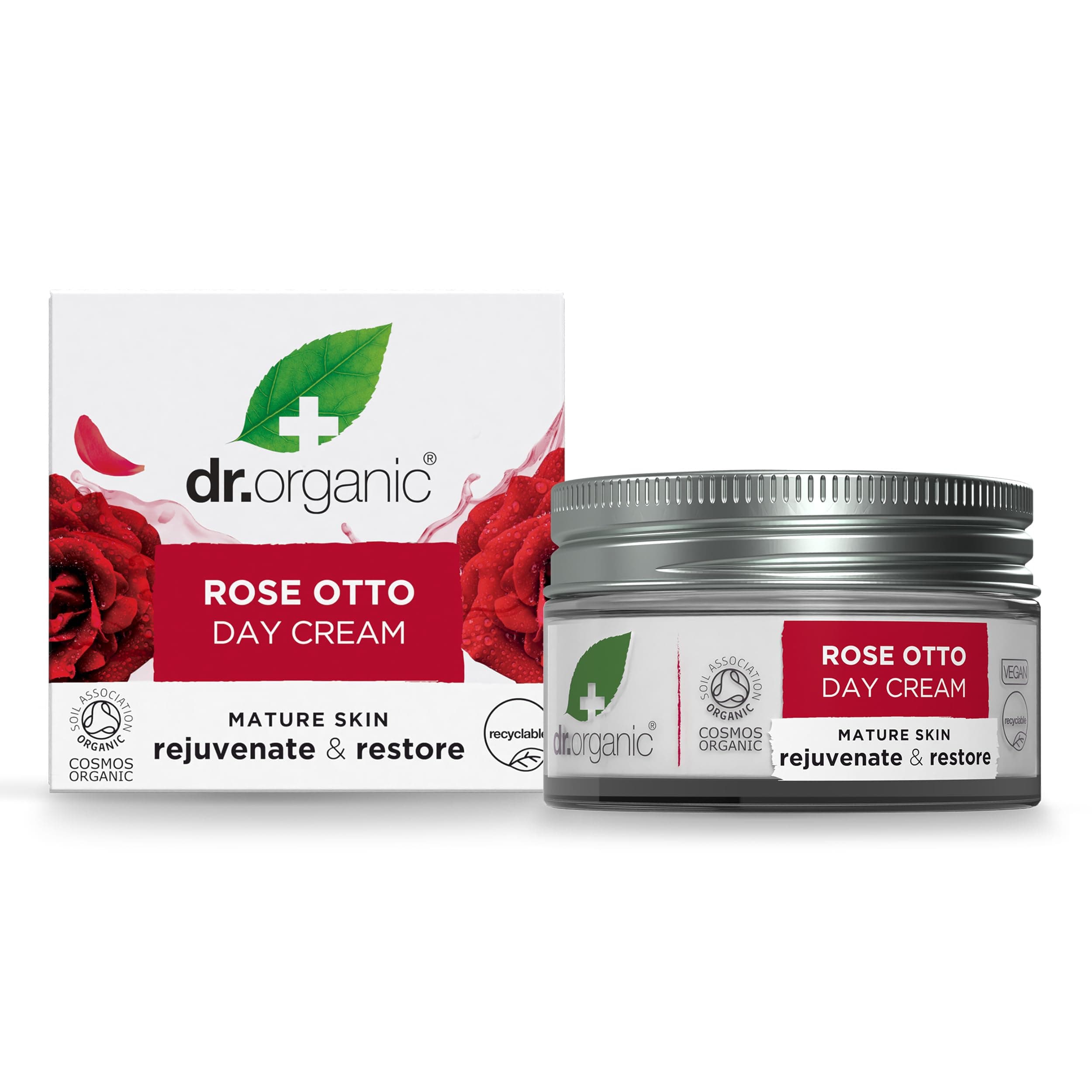 - Rose Otto Day Cream | Hydrates and Rejuvenates, Supports Healthy-Aging, Natural, Certified Organic, Paraben & SLS-Free, 50 mL / 1.7 fl oz