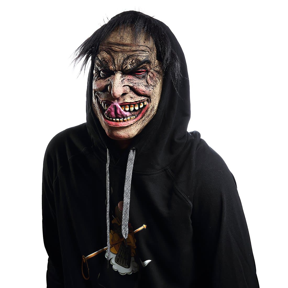 K-Musculo Halloween Mask Scary Clown Funny Man Cosplay Props Kinky Disguise Man Masks