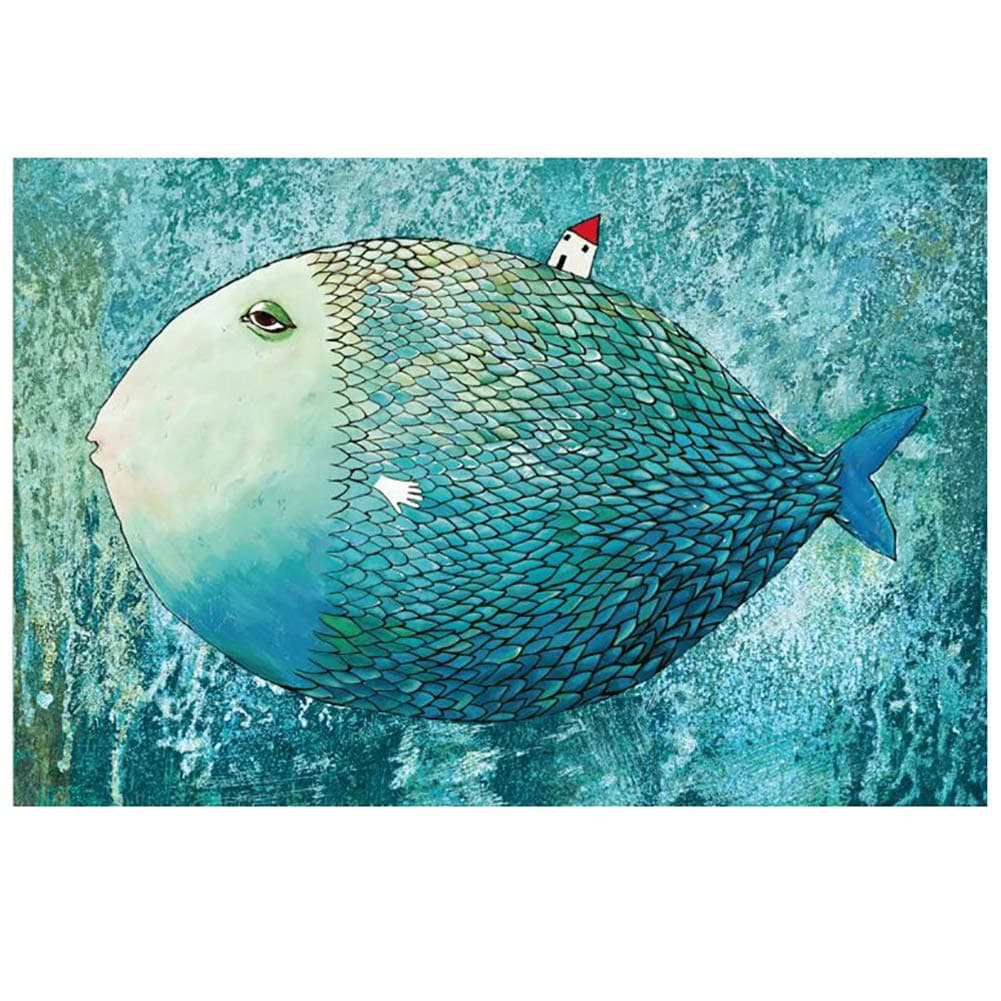 Adult Wooden Puzzles, Big Fish and Small Houses, Thinking Mood, 520, 1000, 1500, 2000, 3000, 3700, 5000, 5700 Pieces, Educational Toys for Children