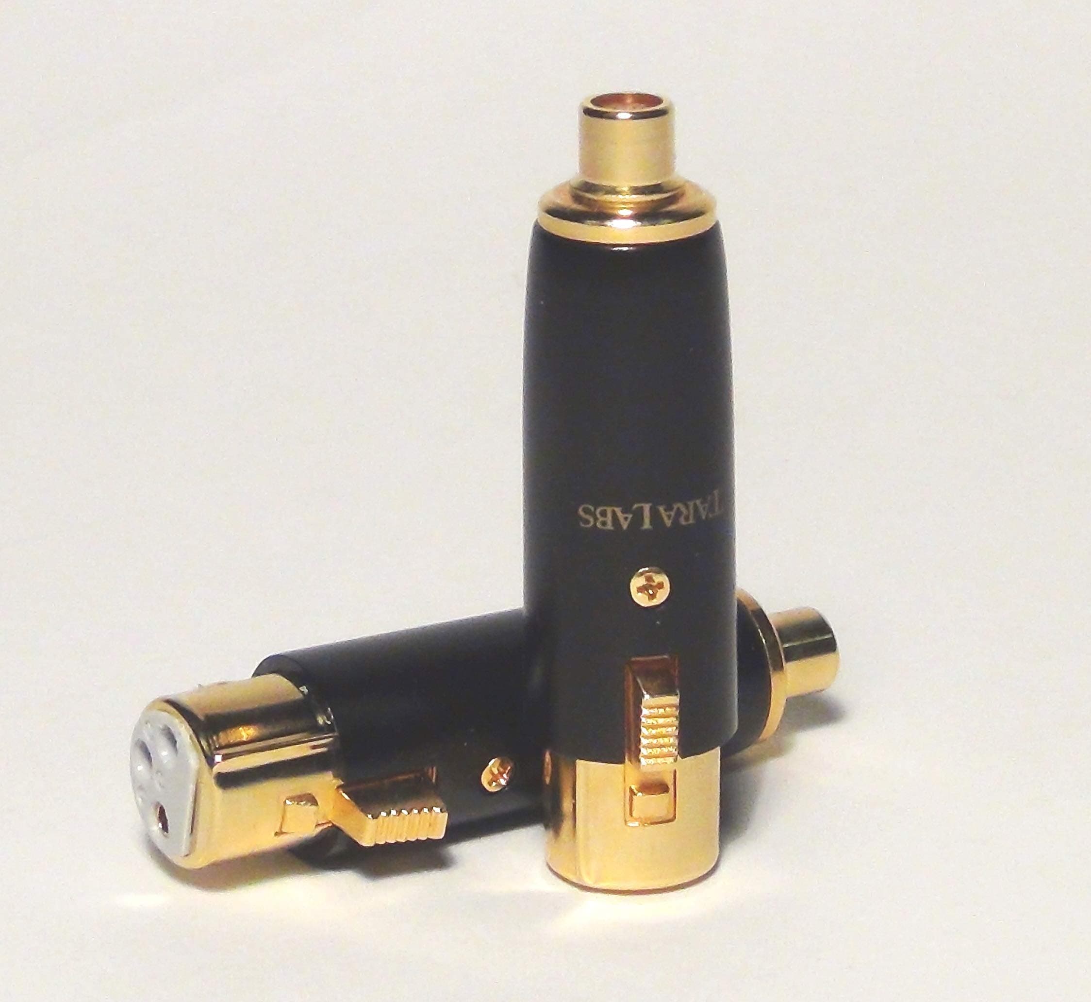 Gold-Plated XLR (Female) > RCA (Female) Audio Cable Adapter (Pair)