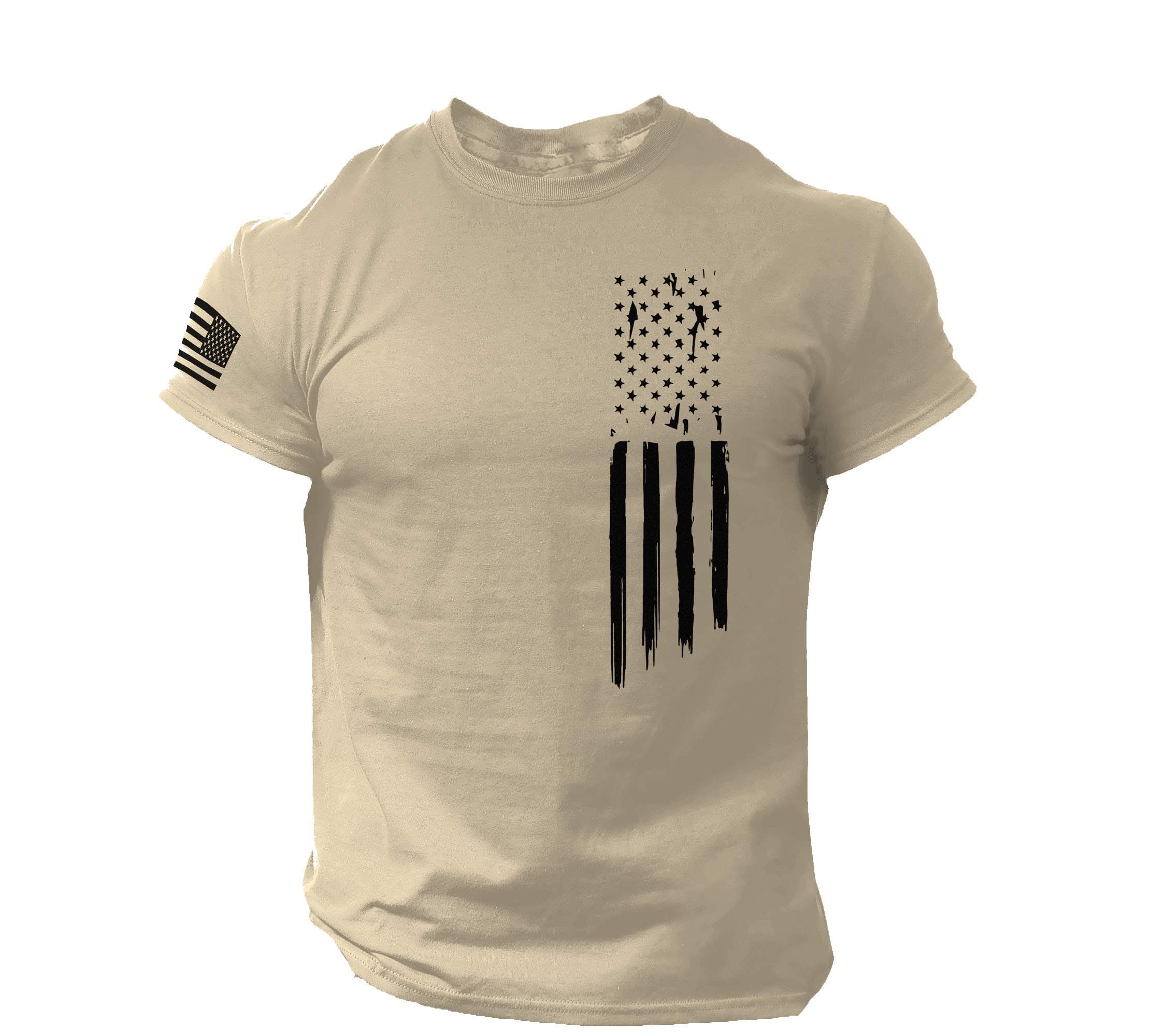 Rogue StyleAmerican Flag USA Patriotic T Shirt for Man - Fashion Tee