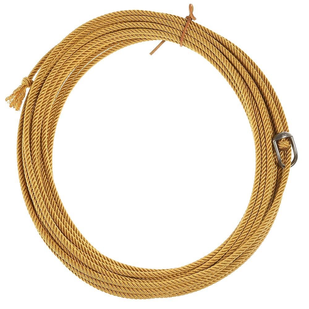King Saddlery Inc Ropes Quad Poly Gold 4 Strand 60ft Ranch Rope