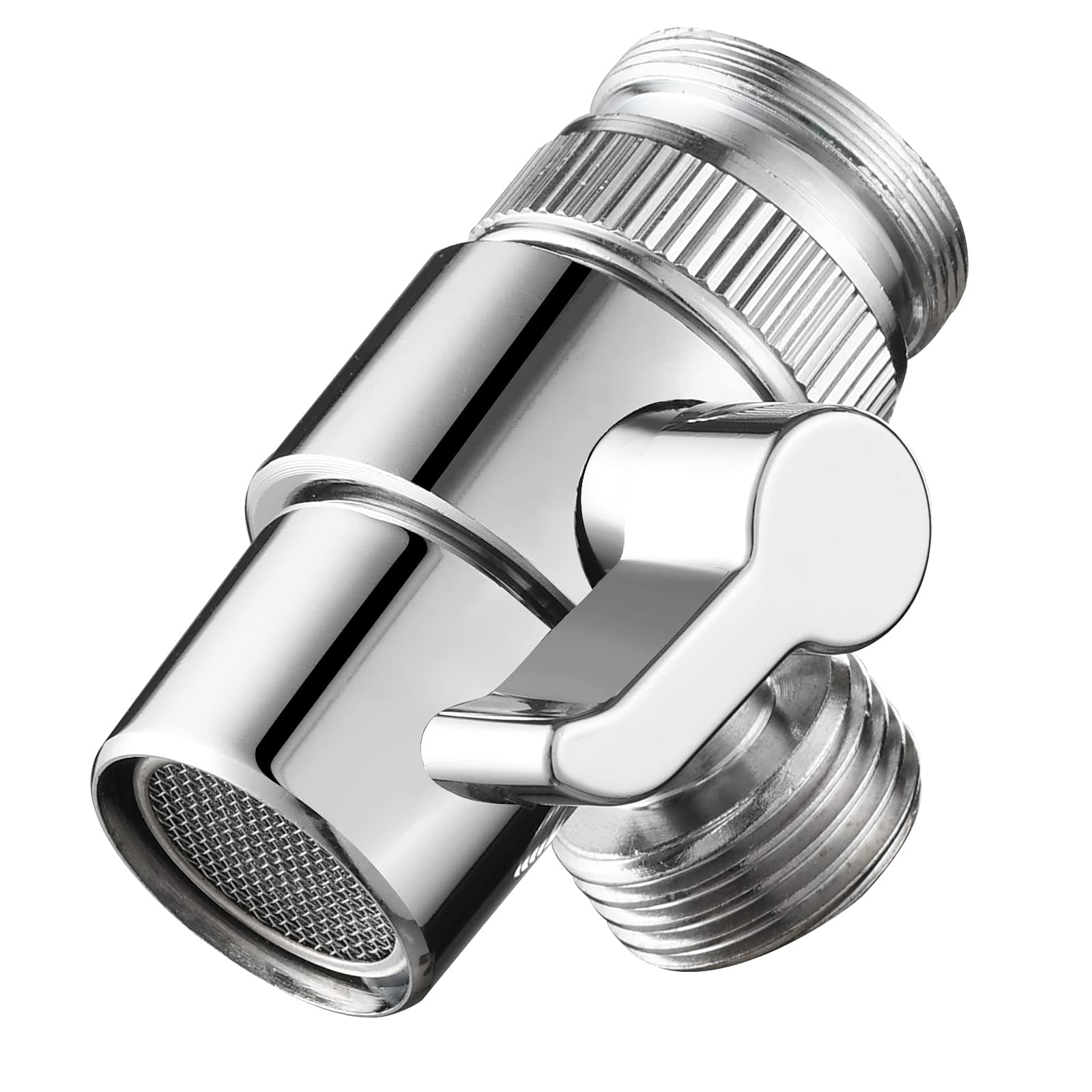 Tecmolog Brass Diverter Valve For Kitchen Sink Faucet Or Bathroom Basin Tap, Faucet Replacement Part M22 X M24, Sba021